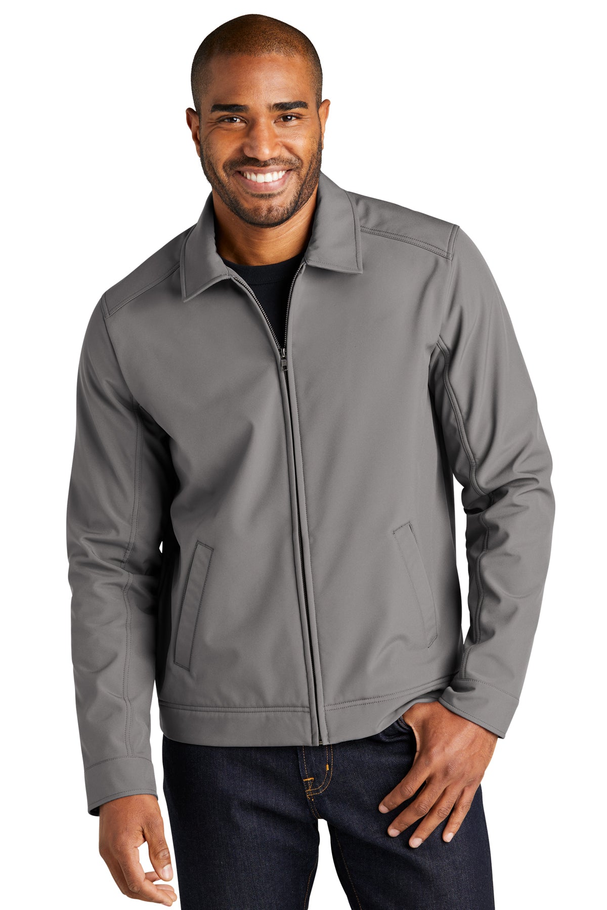 EMBROIDERED - J417 - Port Authority® Mechanic Soft Shell Jacket