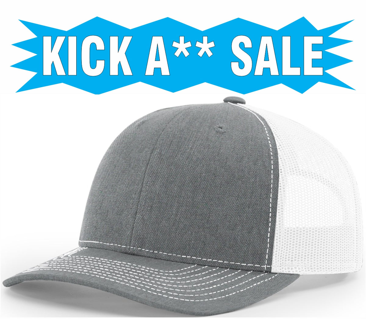KICK A** SALE!! EMBROIDERED - 112 - Richardson® Structured Mid-Pro Snapback Trucker Cap