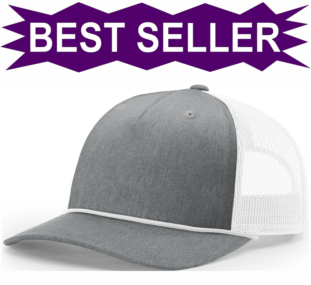 EMBROIDERED - 112FPR - Richardson® Trucker Cap w/Rope