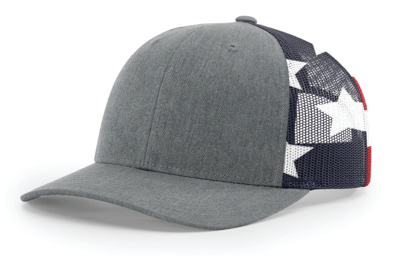 EMBROIDERED - 112PM - Richardson® Printed Mesh Trucker Cap
