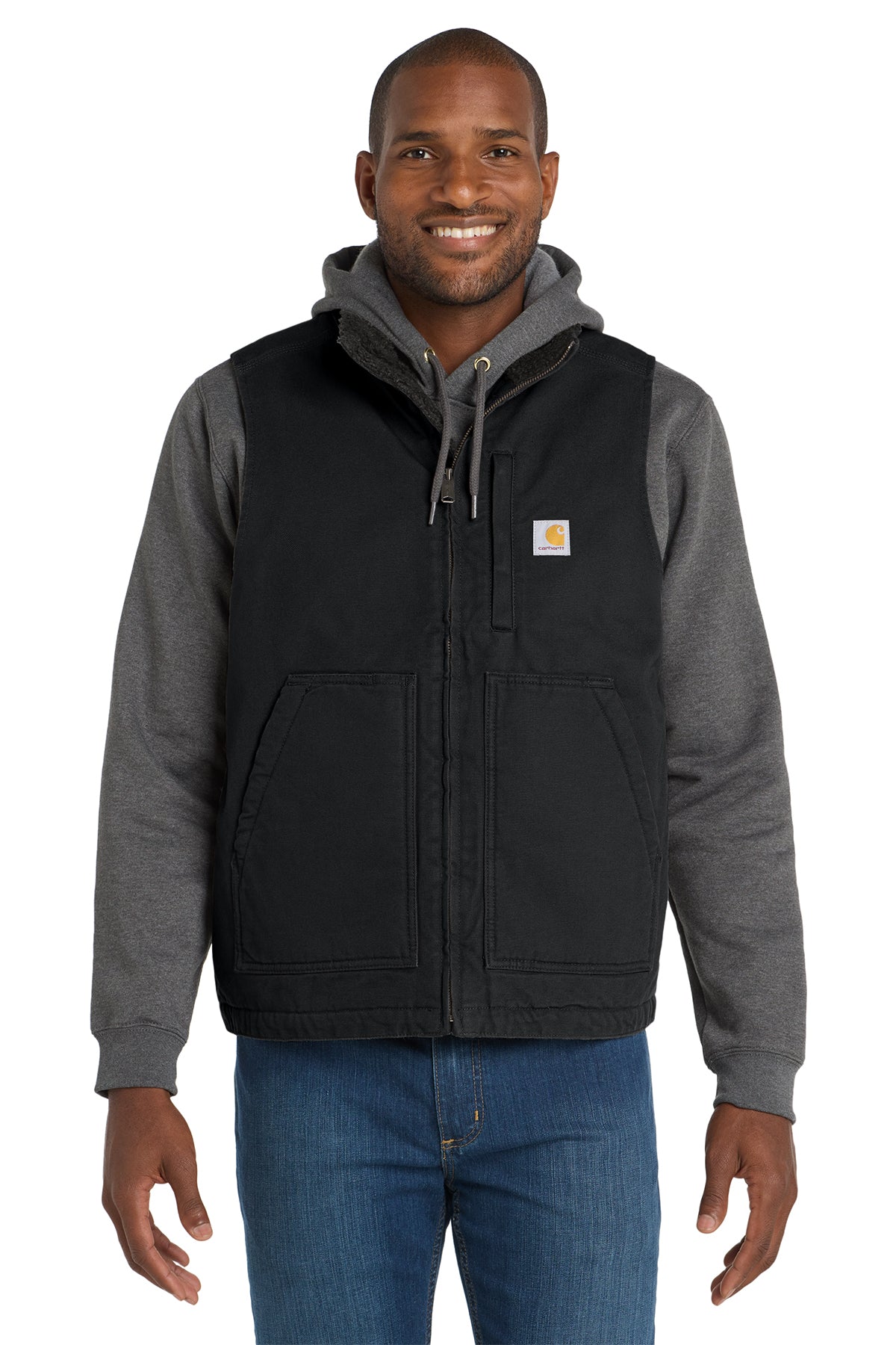 EMBROIDERED - CT104277 - Carhartt® Sherpa-Lined Mock Neck Vest