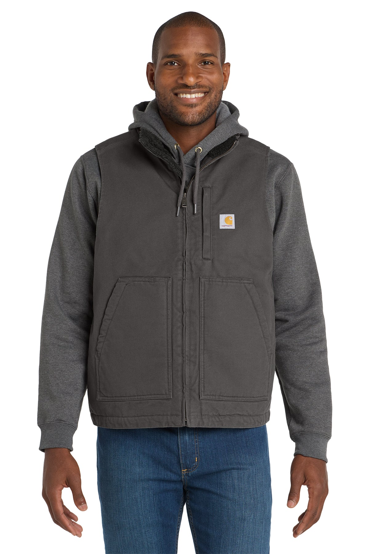EMBROIDERED - CT104277 - Carhartt® Sherpa-Lined Mock Neck Vest
