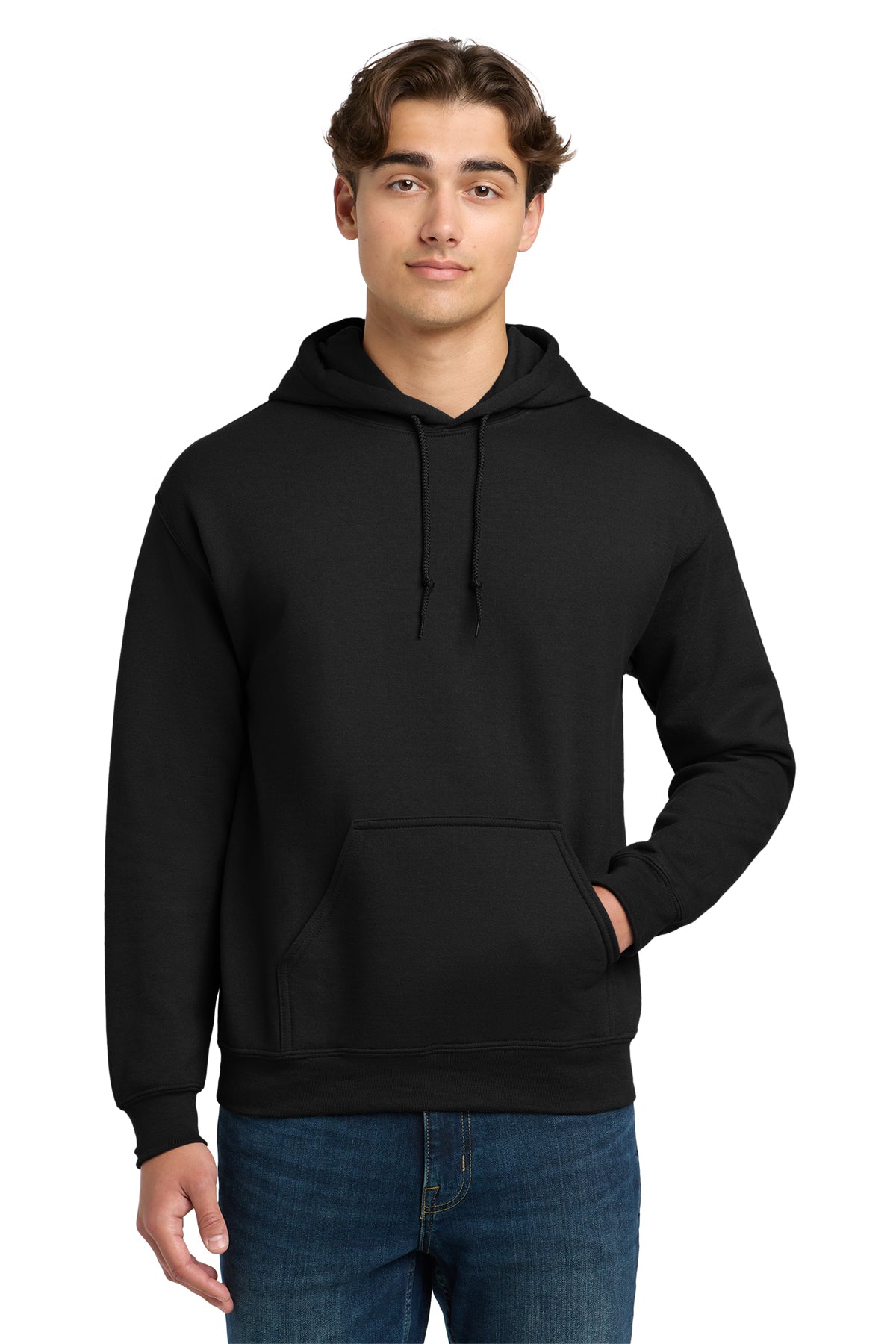SCREEN PRINTED - 12500 -Gildan® DryBlend® Hooded Sweatshirt