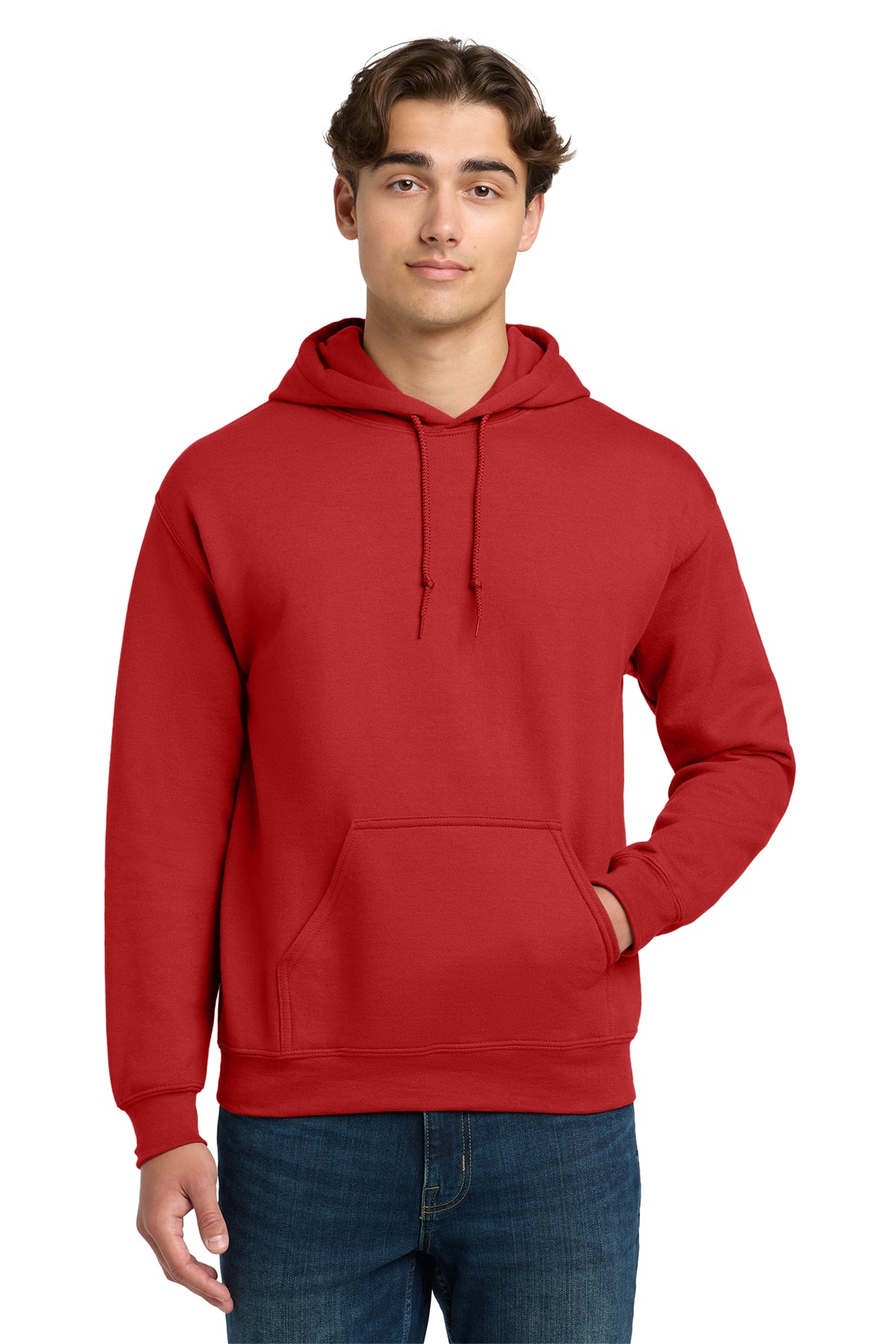SCREEN PRINTED - 12500 -Gildan® DryBlend® Hooded Sweatshirt