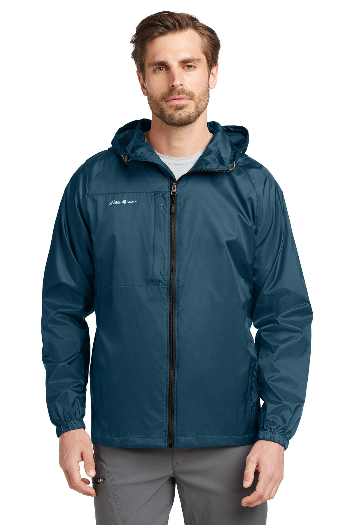 EMBROIDERED - EB500 - Eddie Bauer® Men's Packable Wind Jacket