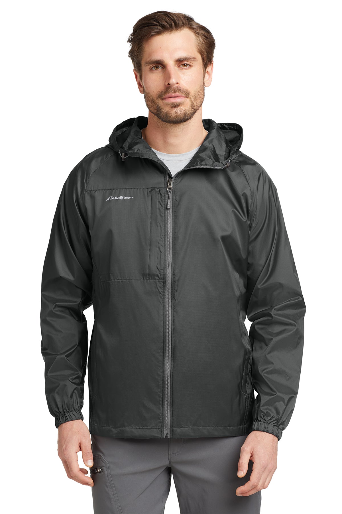 EMBROIDERED - EB500 - Eddie Bauer® Men's Packable Wind Jacket