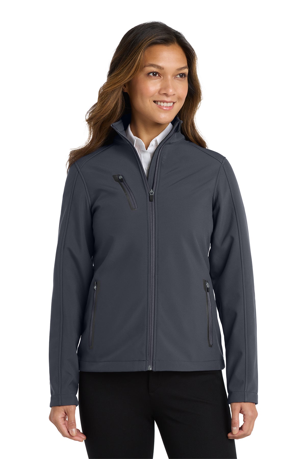 EMBROIDERED - L324 - Port Authority® Ladies' Welded Soft Shell Jacket