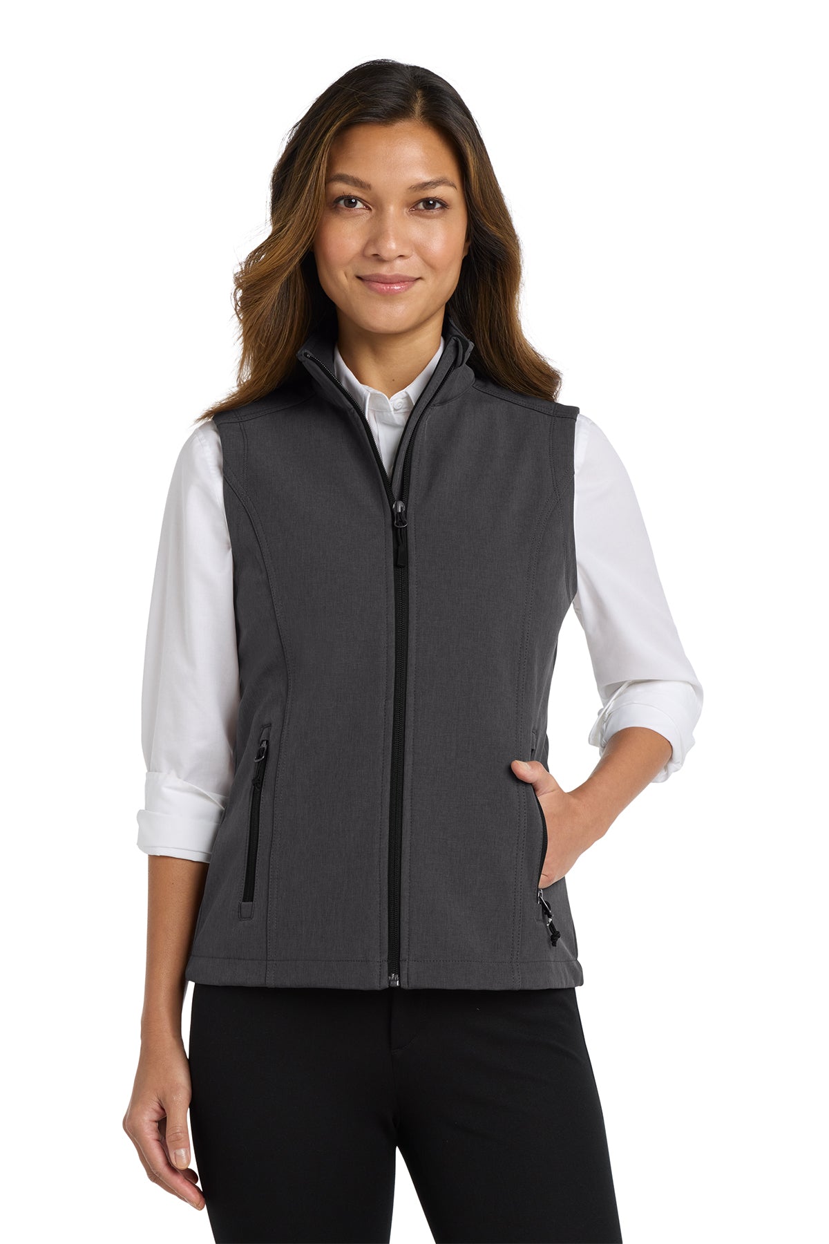 EMBROIDERED - L325 - Port Authority® Ladies' Core Soft Shell Vest