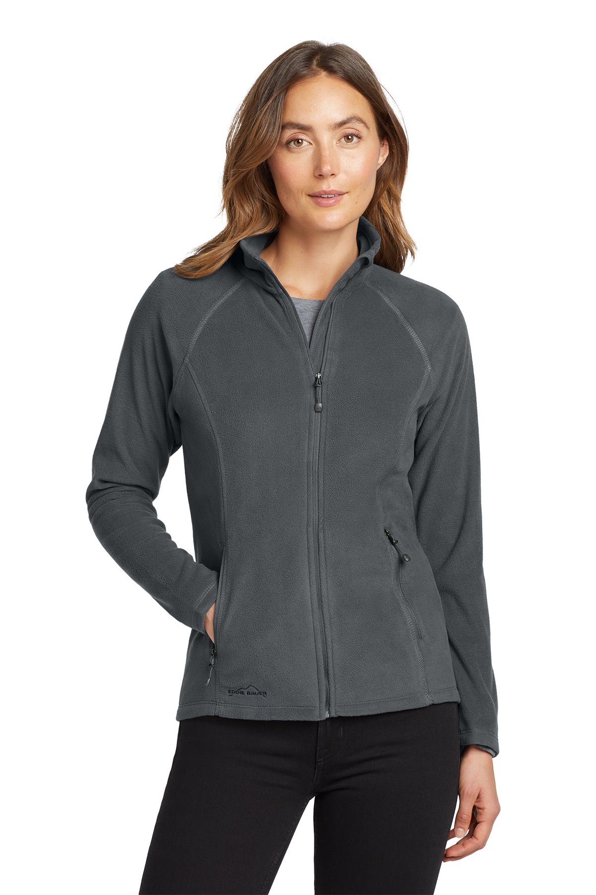 EMBROIDERED - EB225 - Eddie Bauer® Ladies' Full-Zip Microfleece Jacket