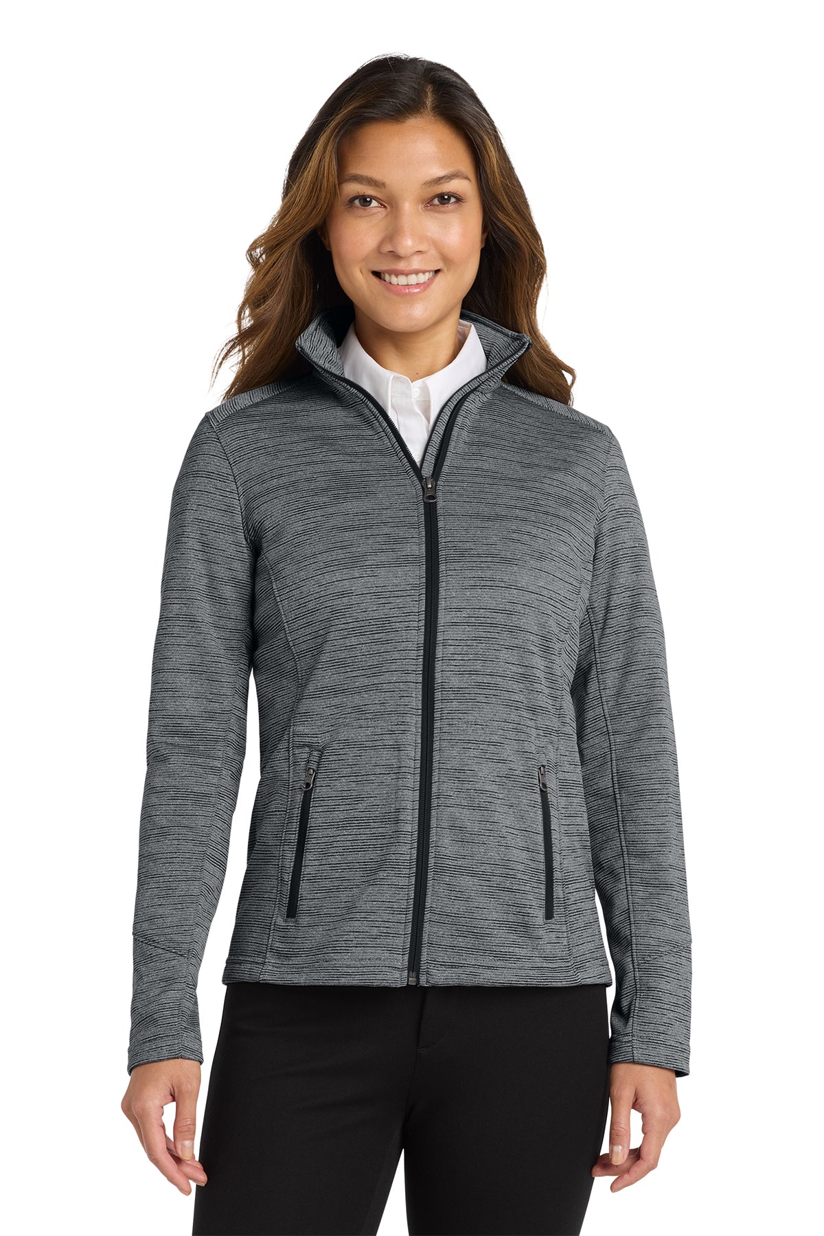 EMBROIDERED - L231 - Port Authority® Ladies' Digi-Stripe Fleece Jacket