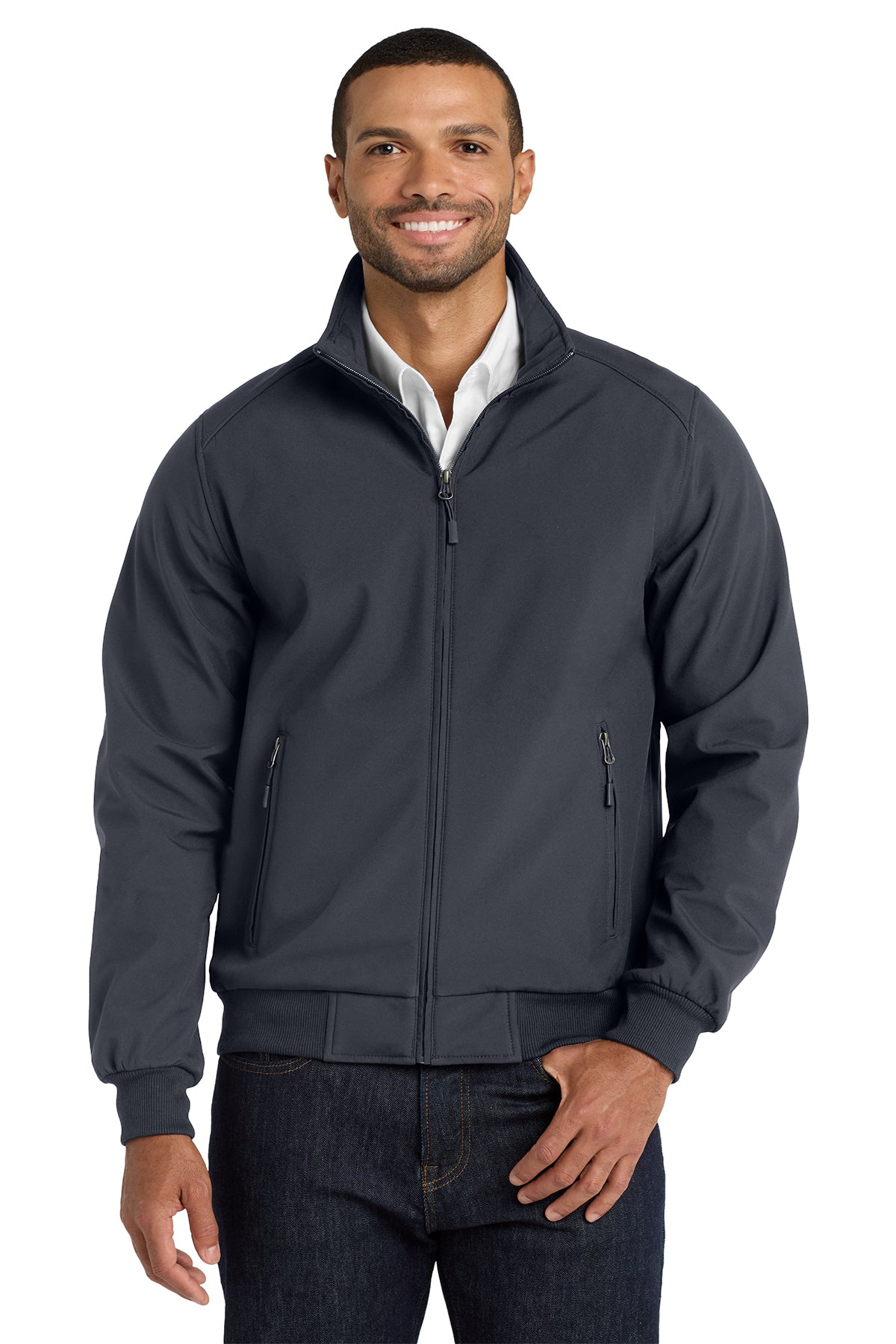 EMBROIDERED - J337 - Port Authority® Men's Soft Shell Bomber Jacket