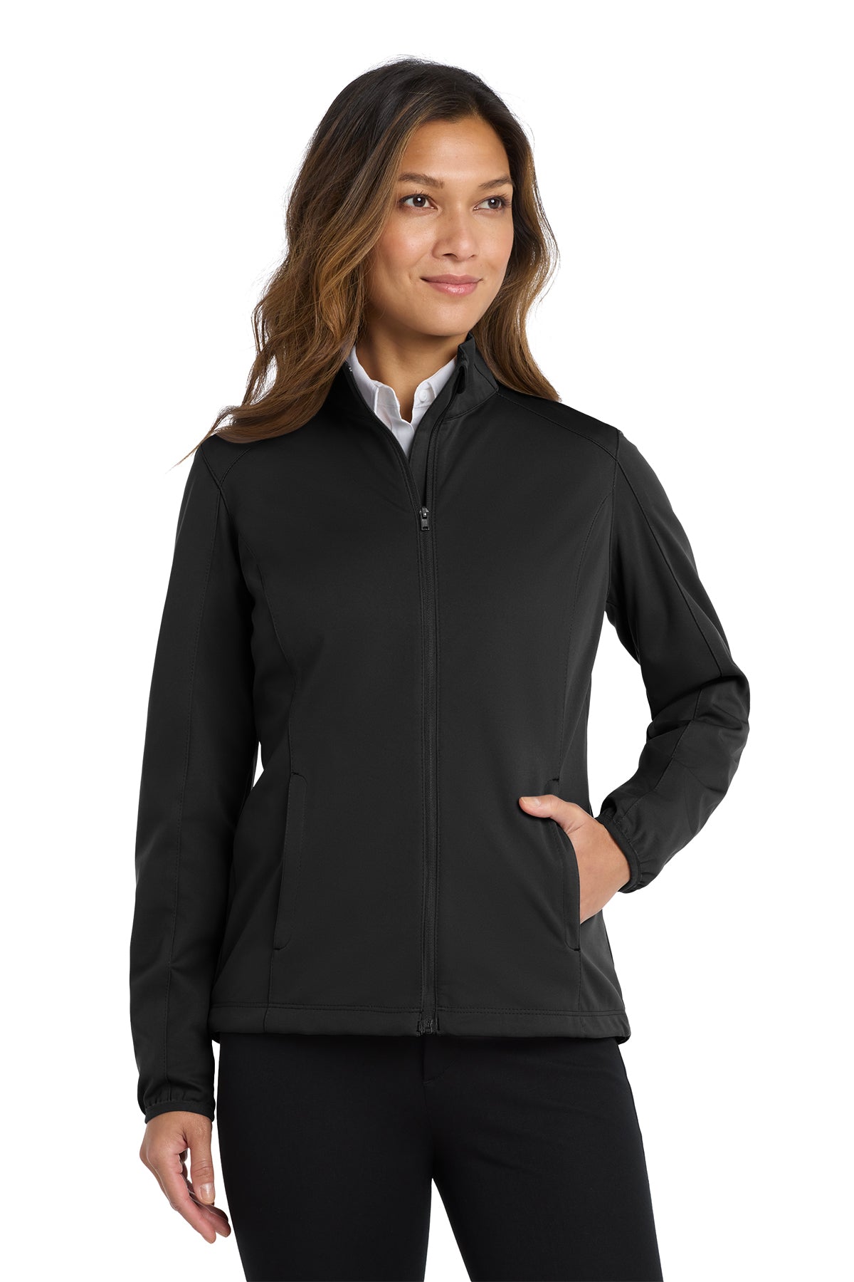 EMBROIDERED - L717 - Port Authority® Ladies' Active Full-Zip Soft Shell Jacket
