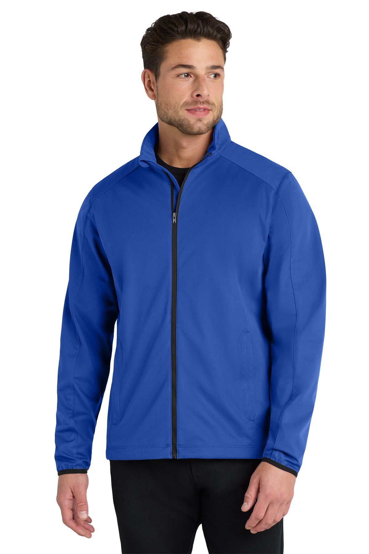 EMBROIDERED - J717 - Port Authority® Men's Active Full-Zip Soft Shell Jacket