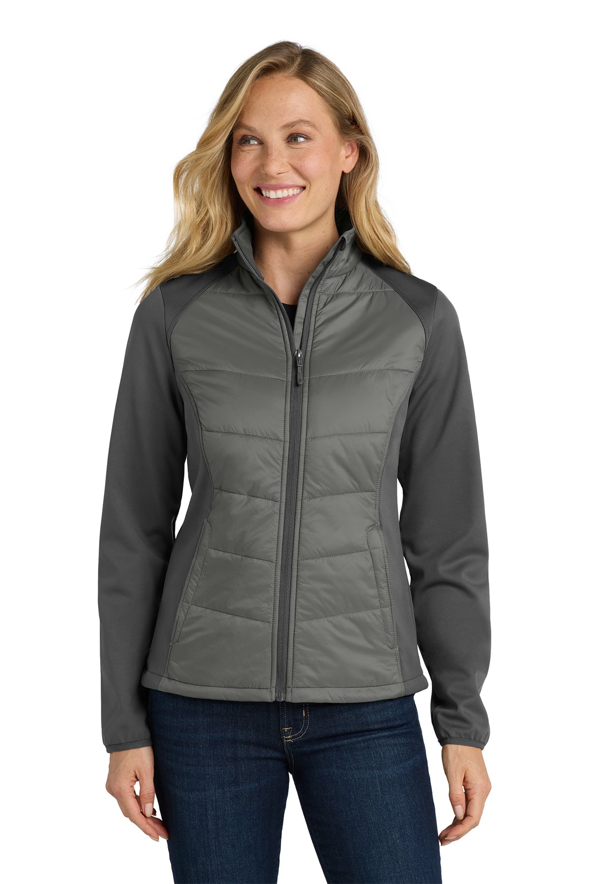 EMBROIDERED - L787 - Port Authority® Ladies' Hybrid Soft Shell Jacket