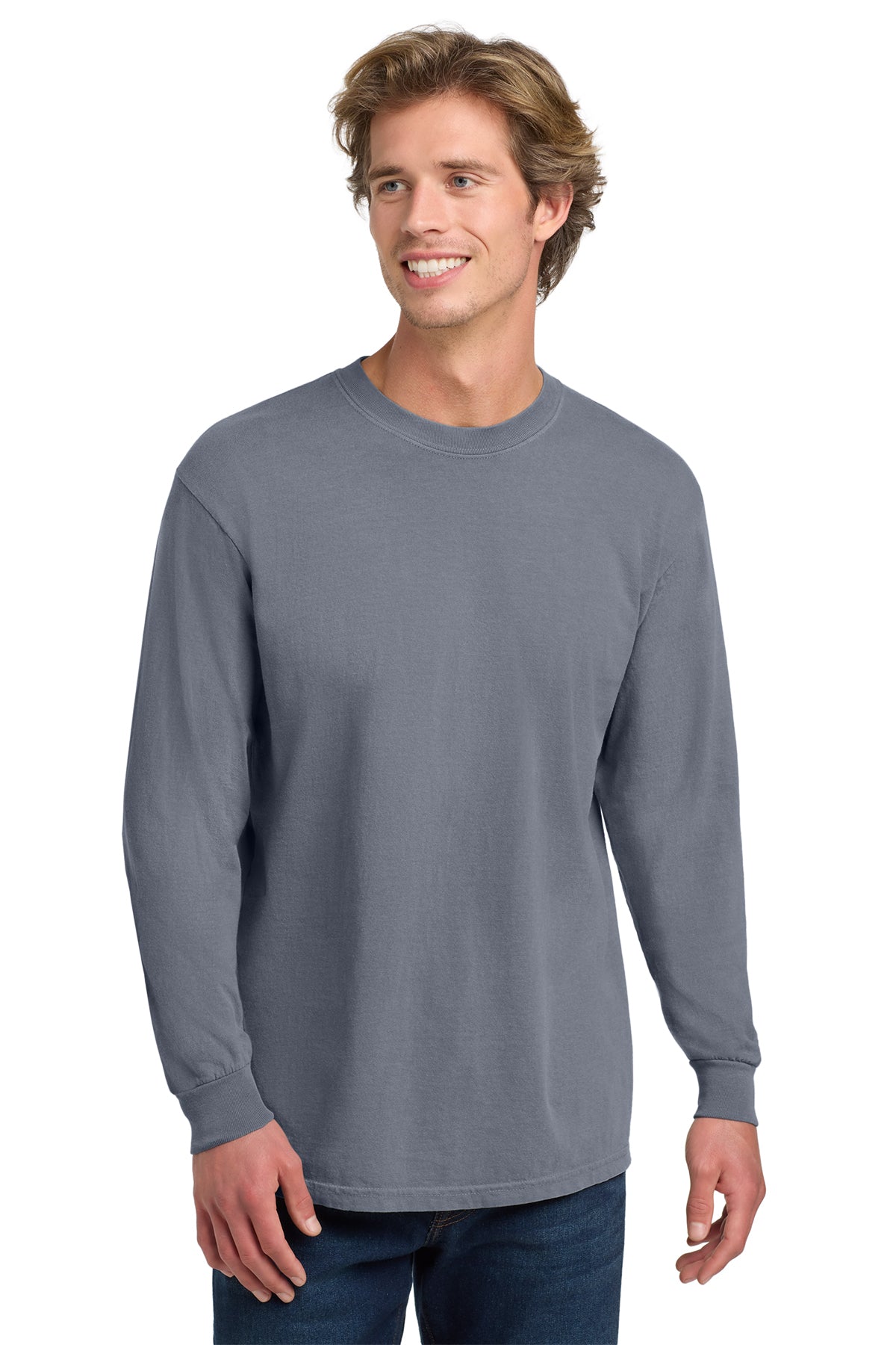 SCREEN PRINTED - 6014 - Comfort Colors ® Heavyweight Ring Spun Long Sleeve Tee