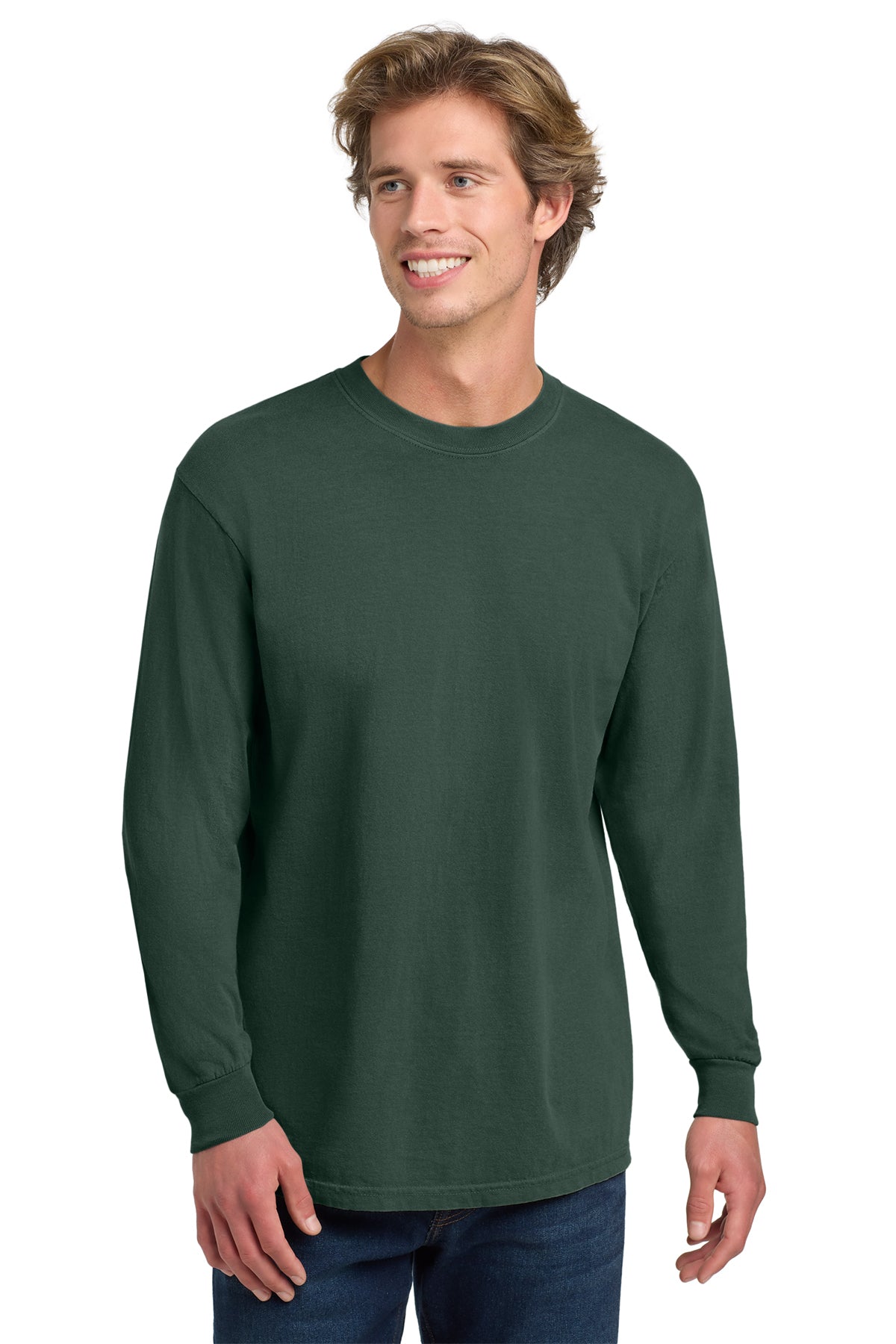 SCREEN PRINTED - 6014 - Comfort Colors ® Heavyweight Ring Spun Long Sleeve Tee