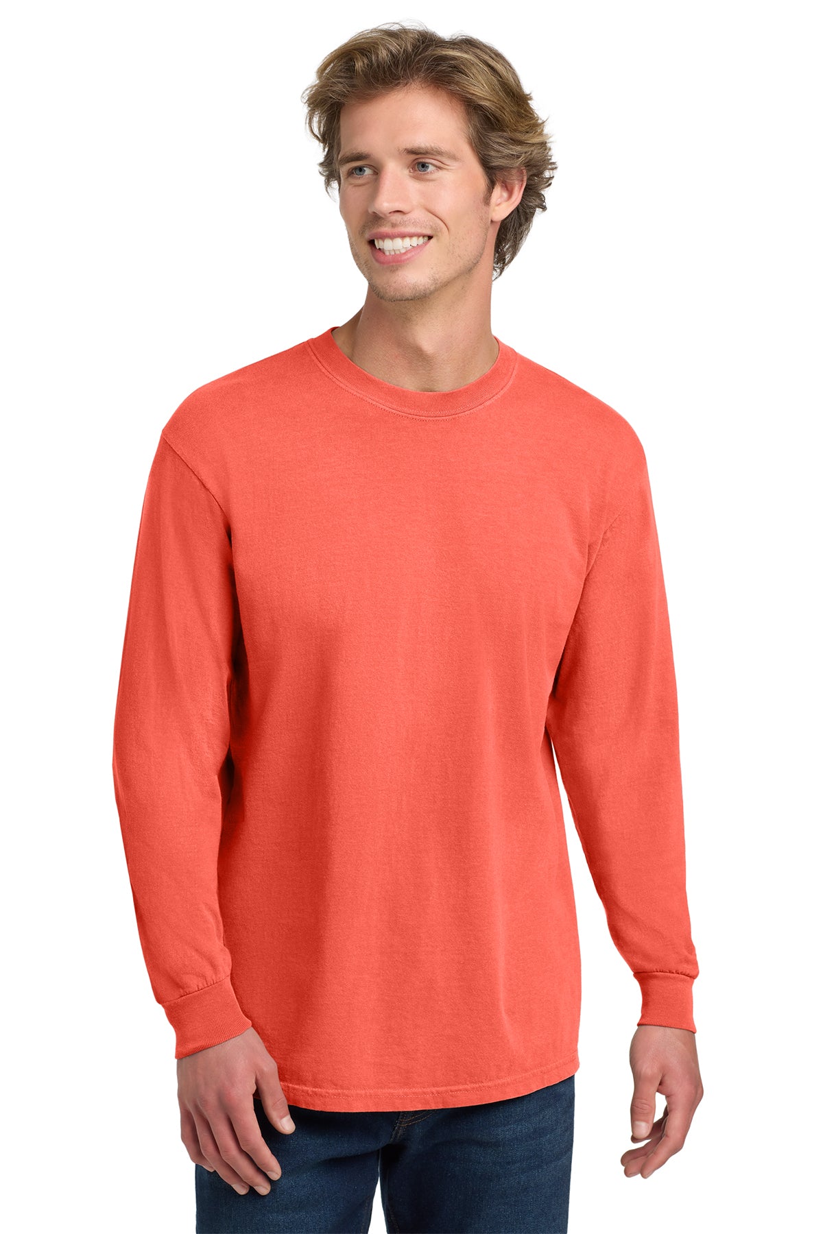 SCREEN PRINTED - 6014 - Comfort Colors ® Heavyweight Ring Spun Long Sleeve Tee