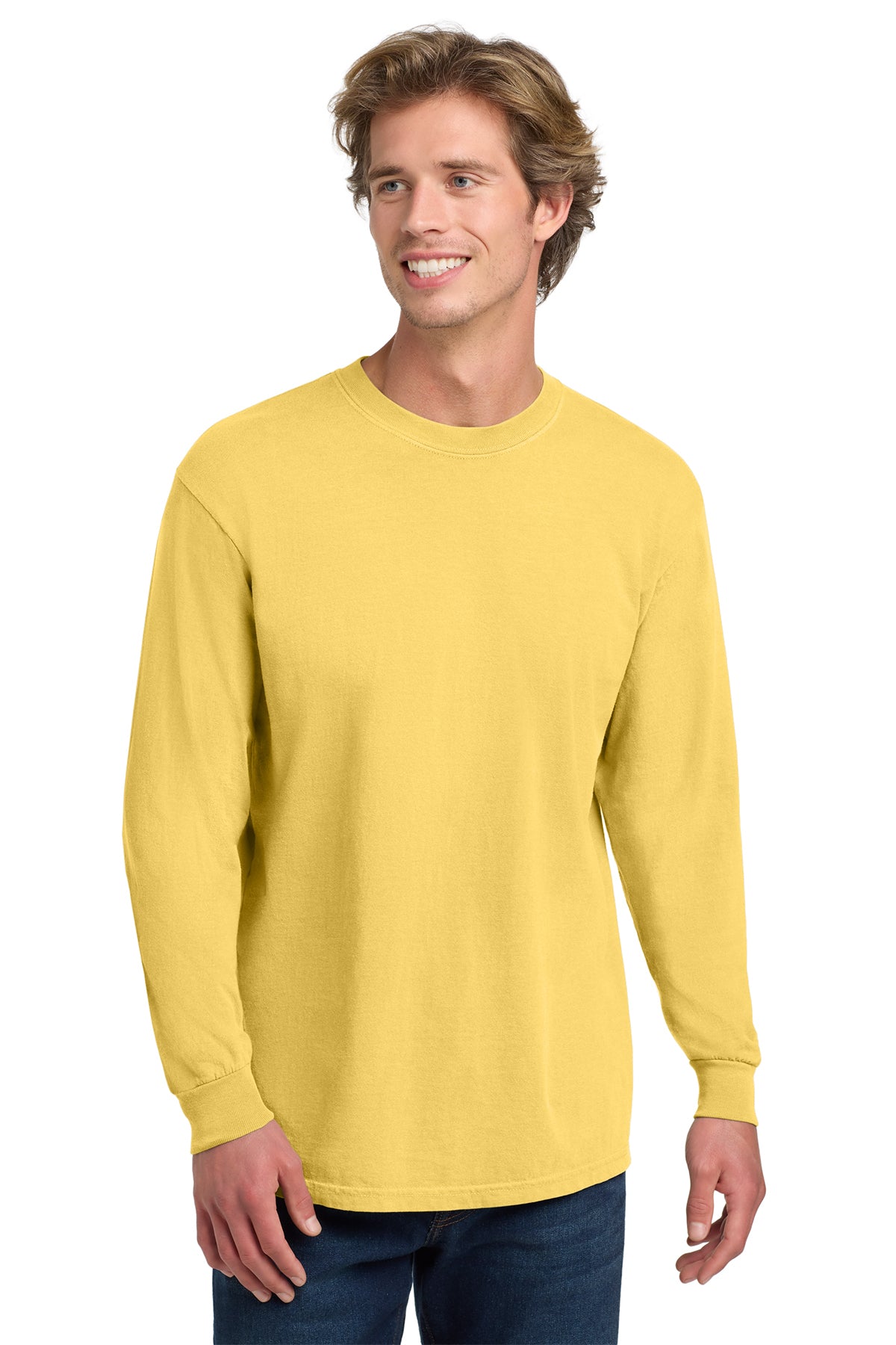 SCREEN PRINTED - 6014 - Comfort Colors ® Heavyweight Ring Spun Long Sleeve Tee