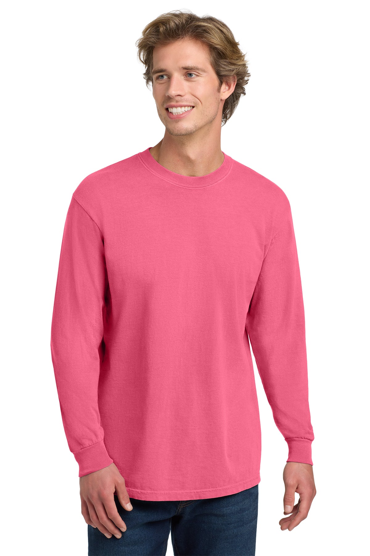 SCREEN PRINTED - 6014 - Comfort Colors ® Heavyweight Ring Spun Long Sleeve Tee