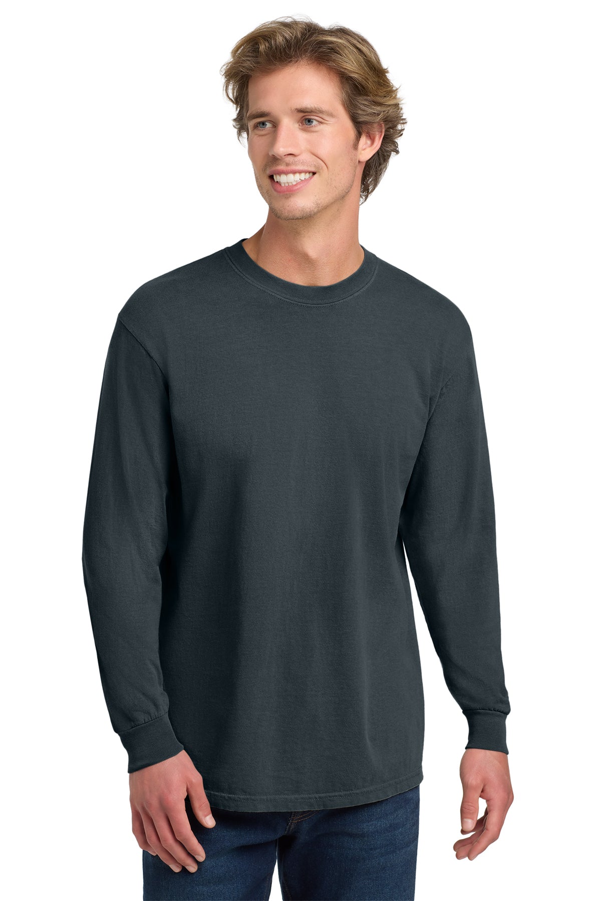 SCREEN PRINTED - 6014 - Comfort Colors ® Heavyweight Ring Spun Long Sleeve Tee