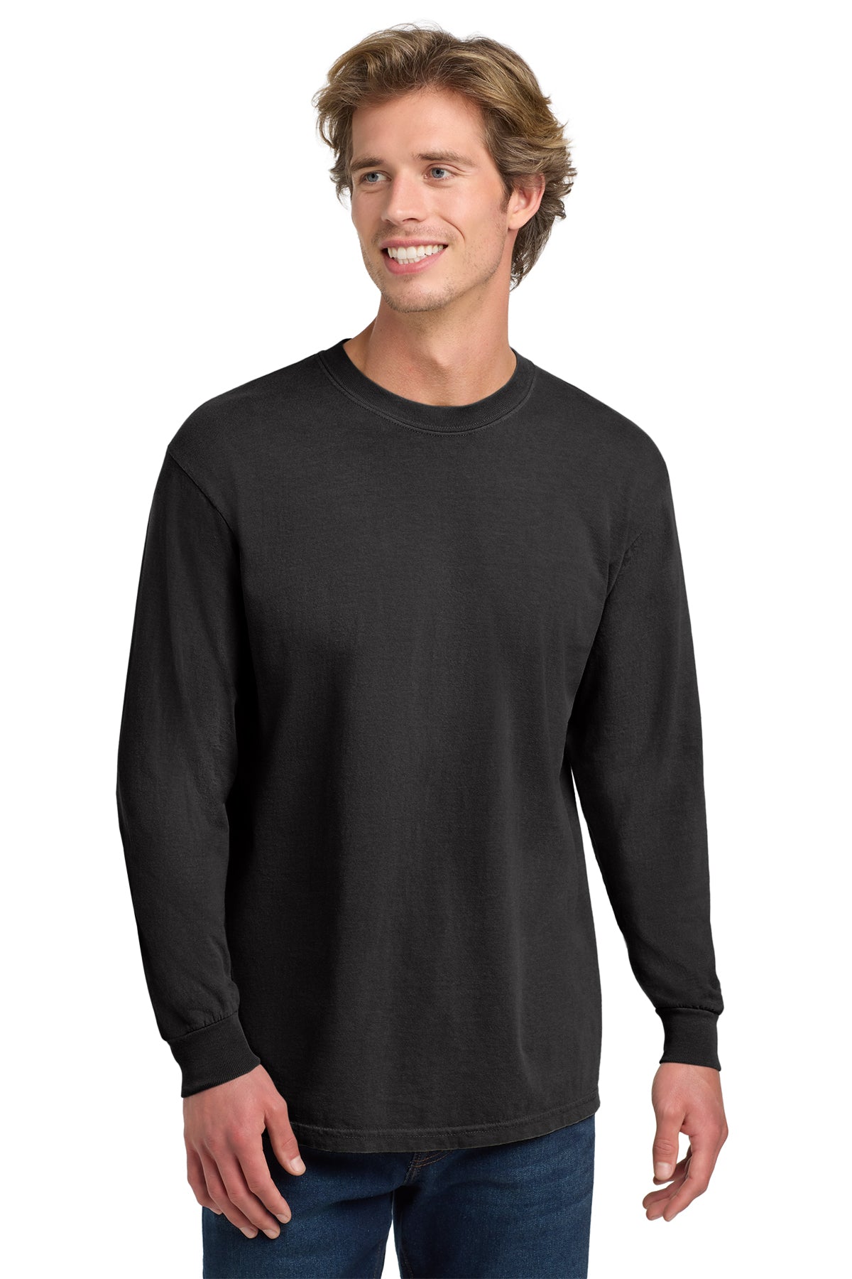 SCREEN PRINTED - 6014 - Comfort Colors ® Heavyweight Ring Spun Long Sleeve Tee