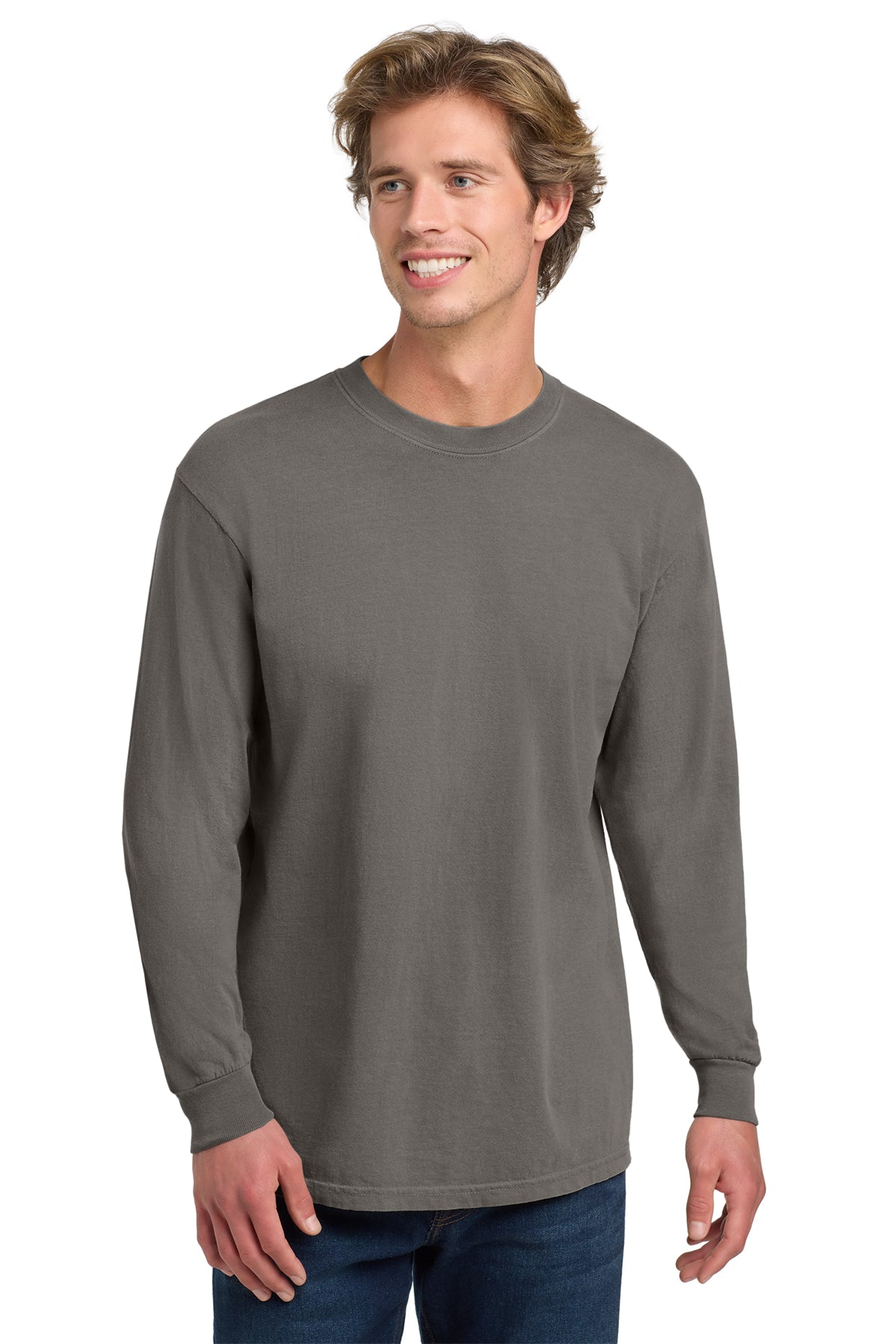 SCREEN PRINTED - 6014 - Comfort Colors ® Heavyweight Ring Spun Long Sleeve Tee