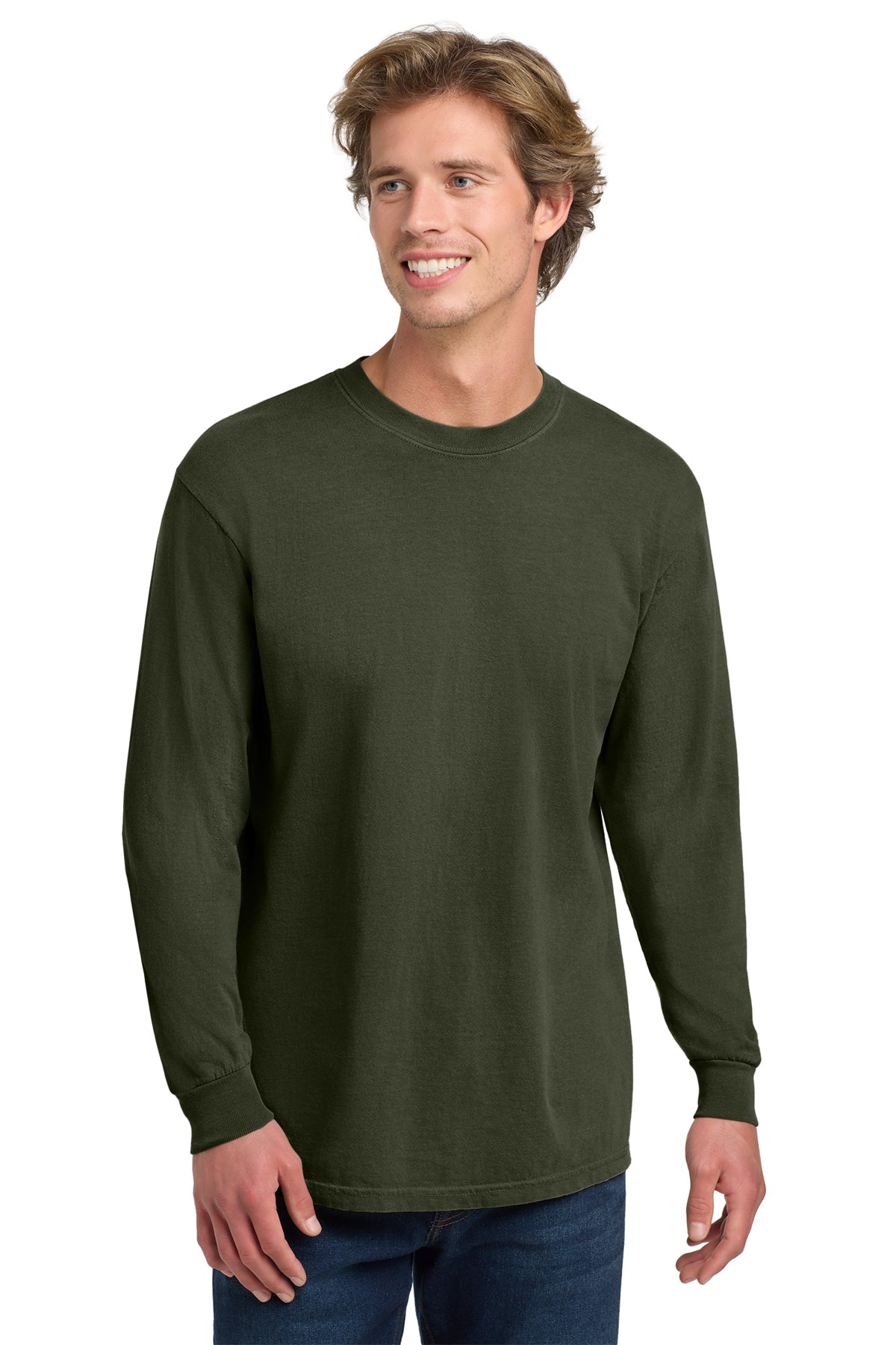 SCREEN PRINTED - 6014 - Comfort Colors ® Heavyweight Ring Spun Long Sleeve Tee