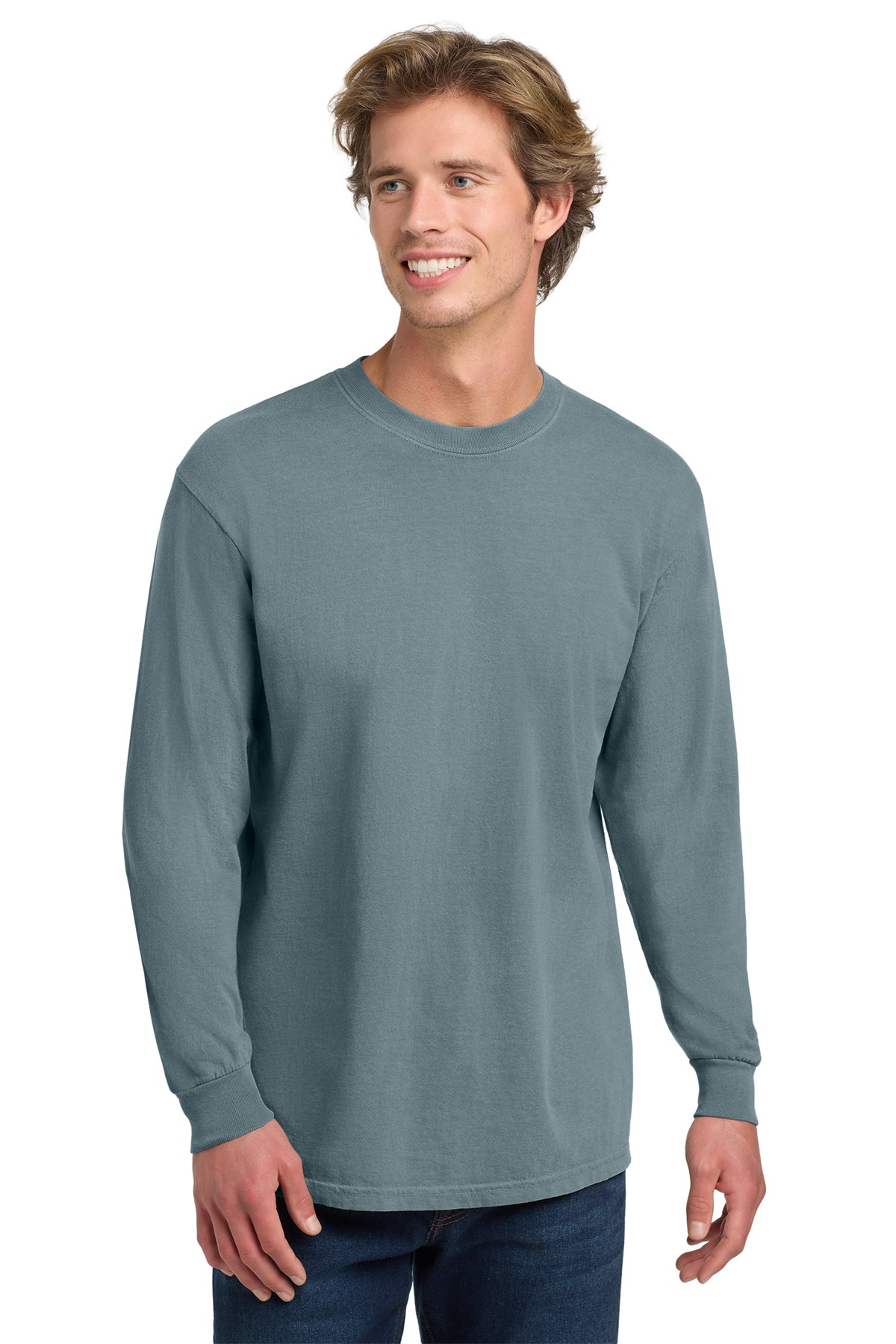SCREEN PRINTED - 6014 - Comfort Colors ® Heavyweight Ring Spun Long Sleeve Tee