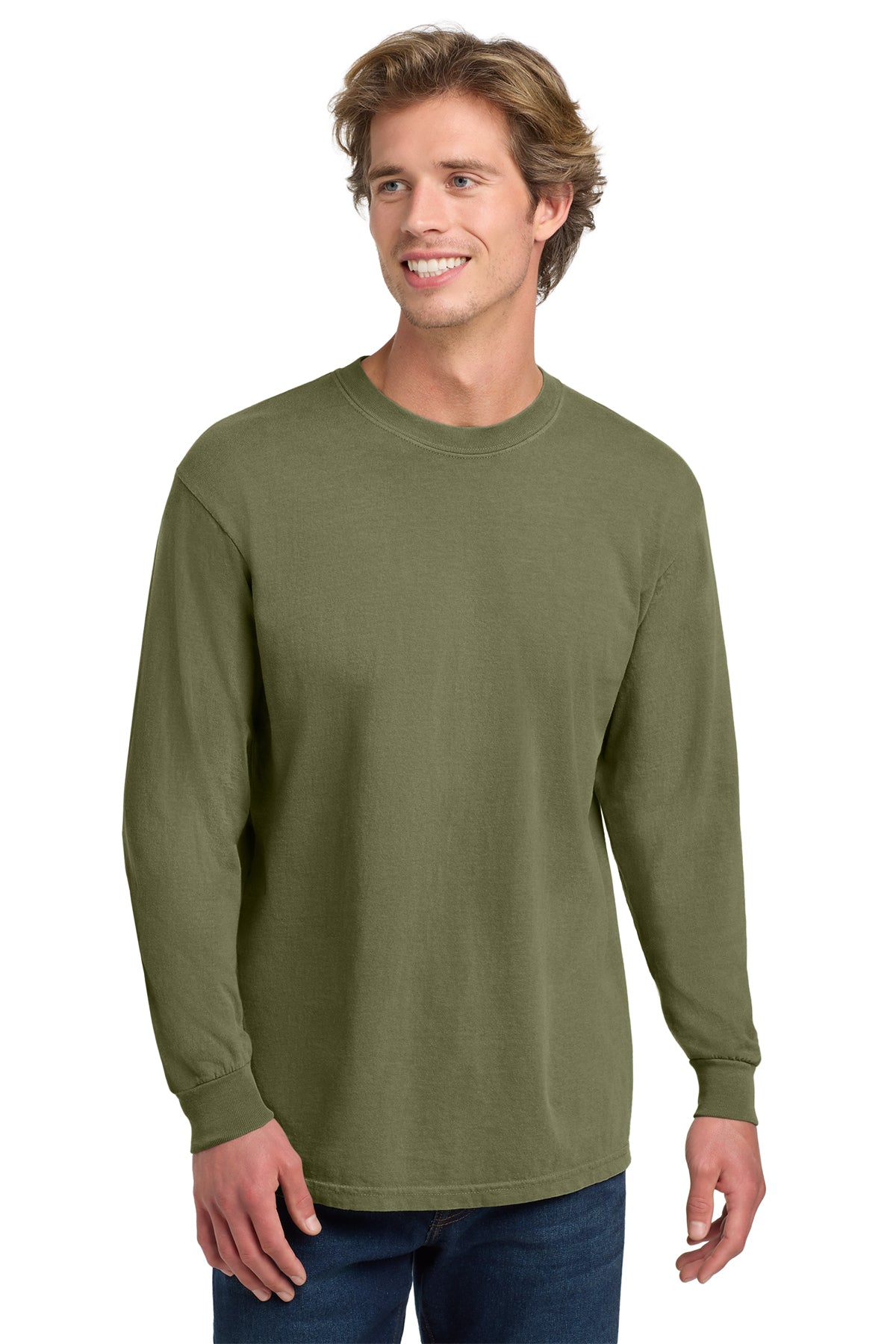 SCREEN PRINTED - 6014 - Comfort Colors ® Heavyweight Ring Spun Long Sleeve Tee