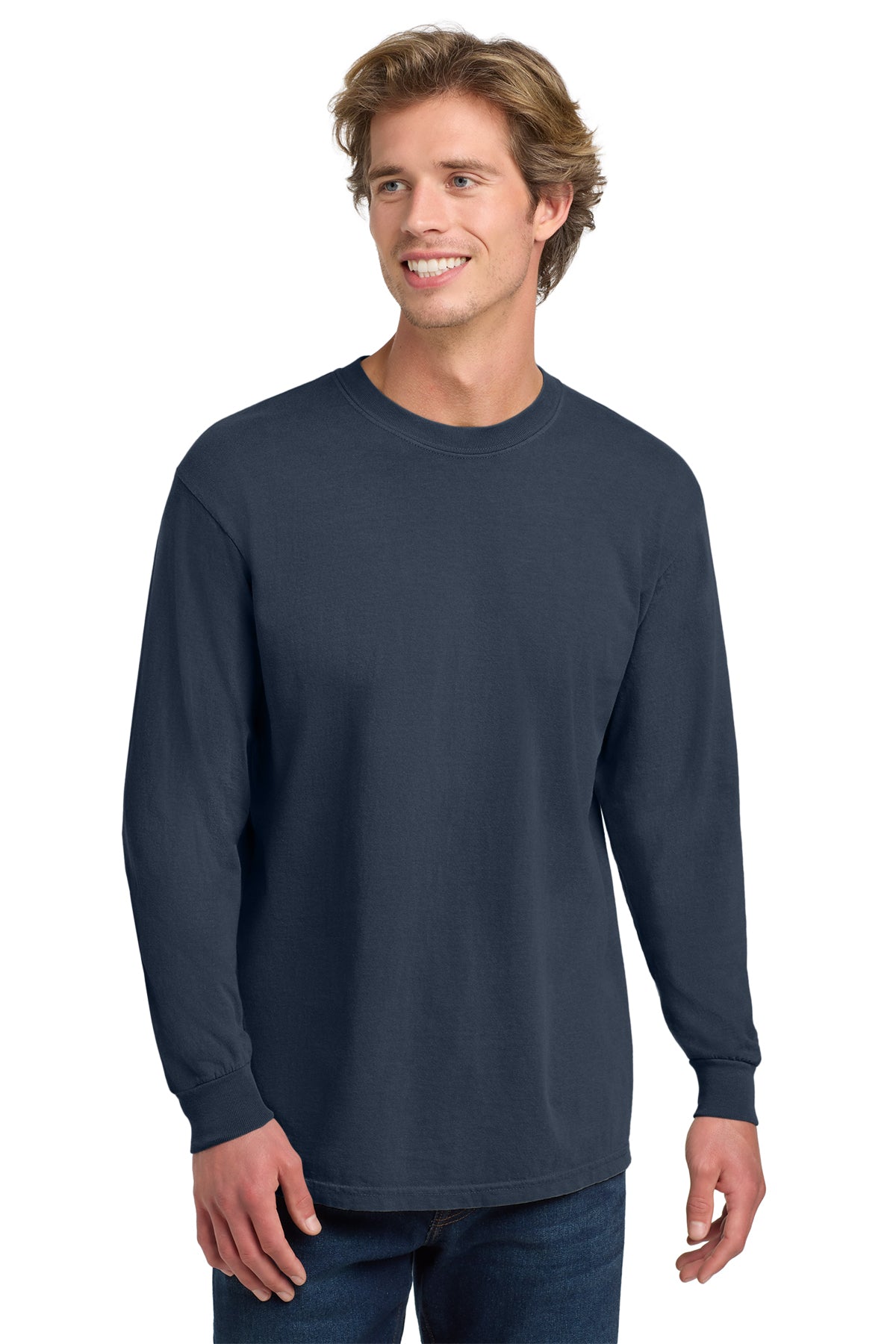 SCREEN PRINTED - 6014 - Comfort Colors ® Heavyweight Ring Spun Long Sleeve Tee