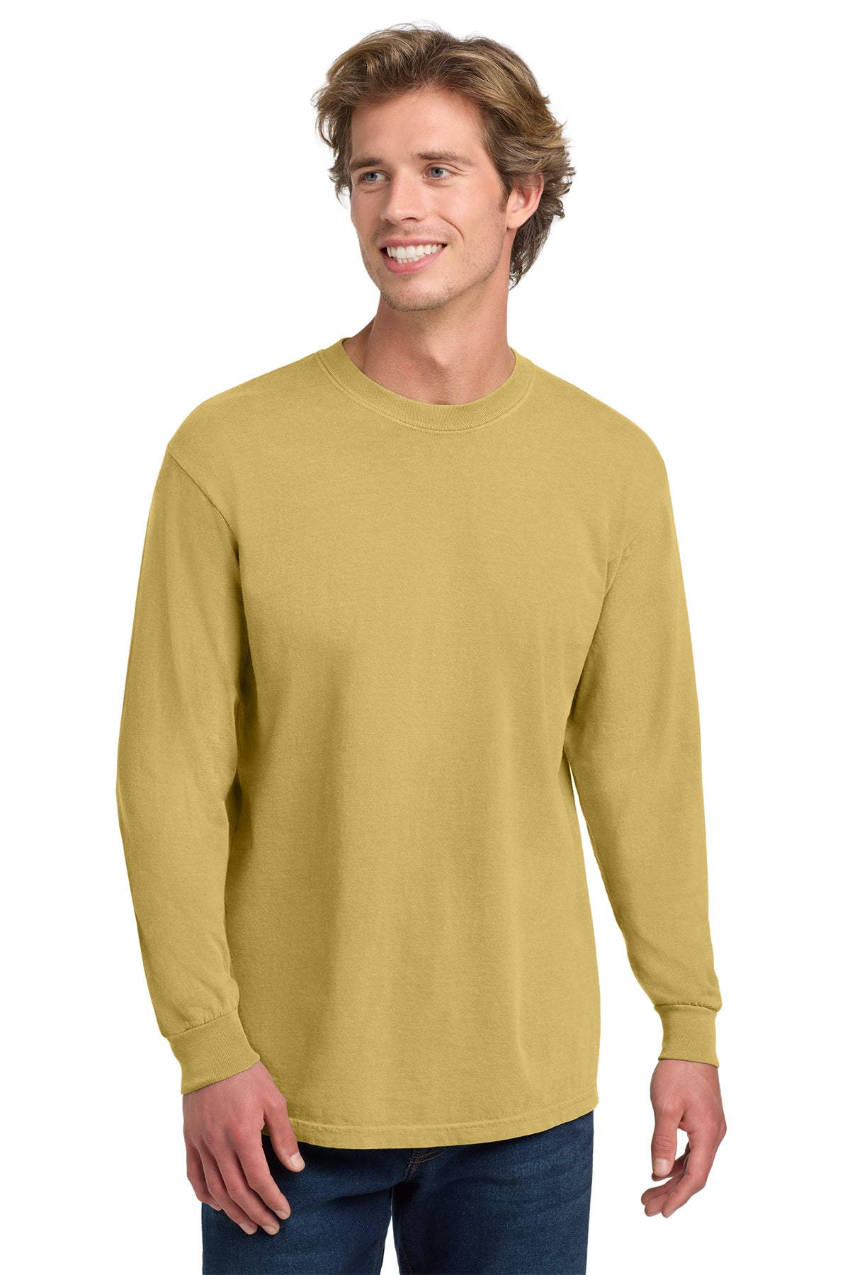 SCREEN PRINTED - 6014 - Comfort Colors ® Heavyweight Ring Spun Long Sleeve Tee