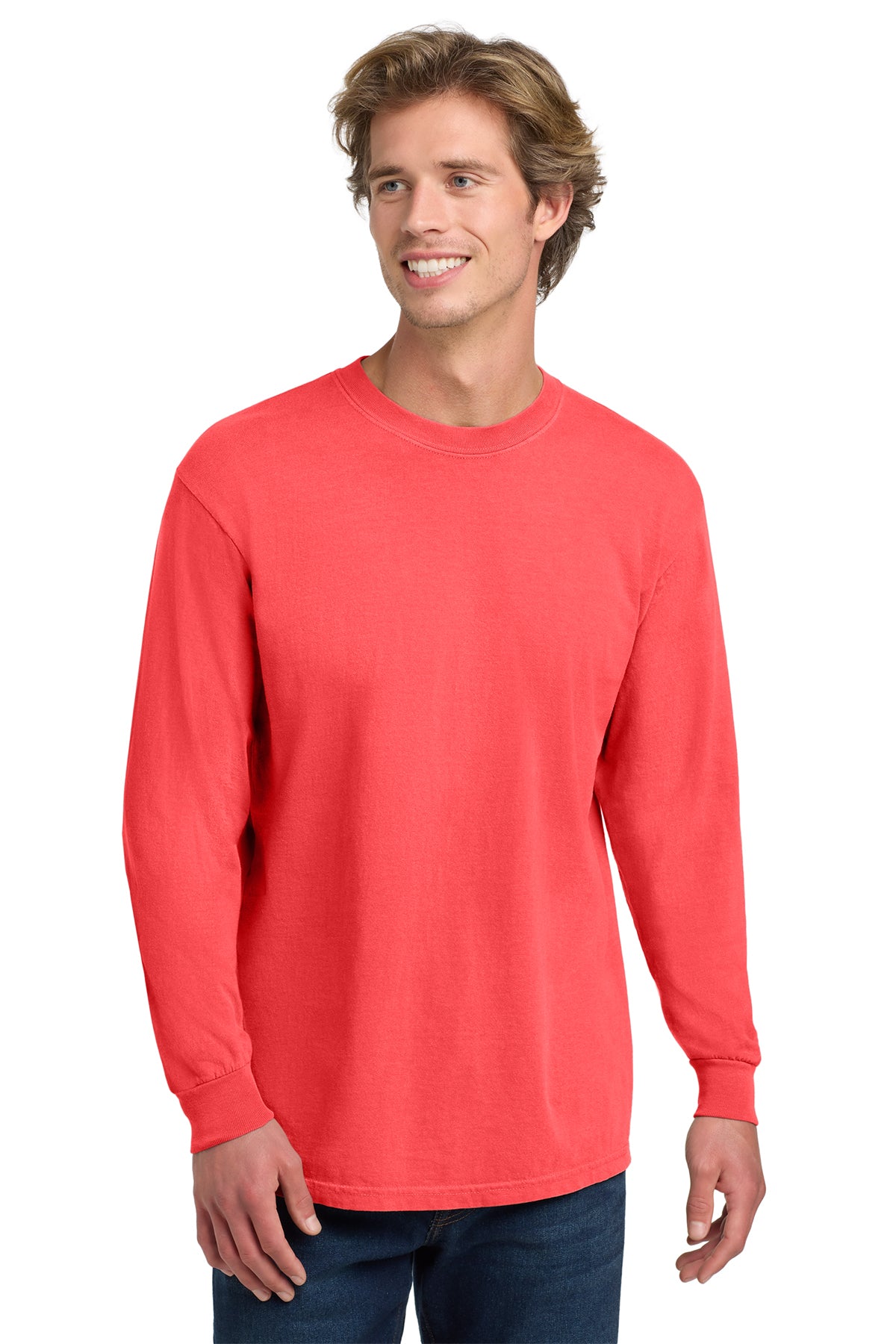 SCREEN PRINTED - 6014 - Comfort Colors ® Heavyweight Ring Spun Long Sleeve Tee
