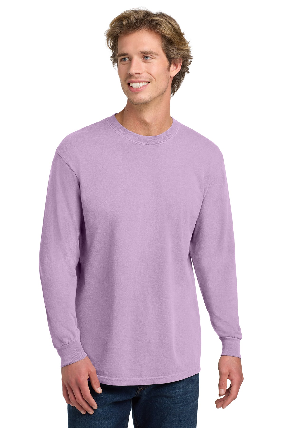SCREEN PRINTED - 6014 - Comfort Colors ® Heavyweight Ring Spun Long Sleeve Tee