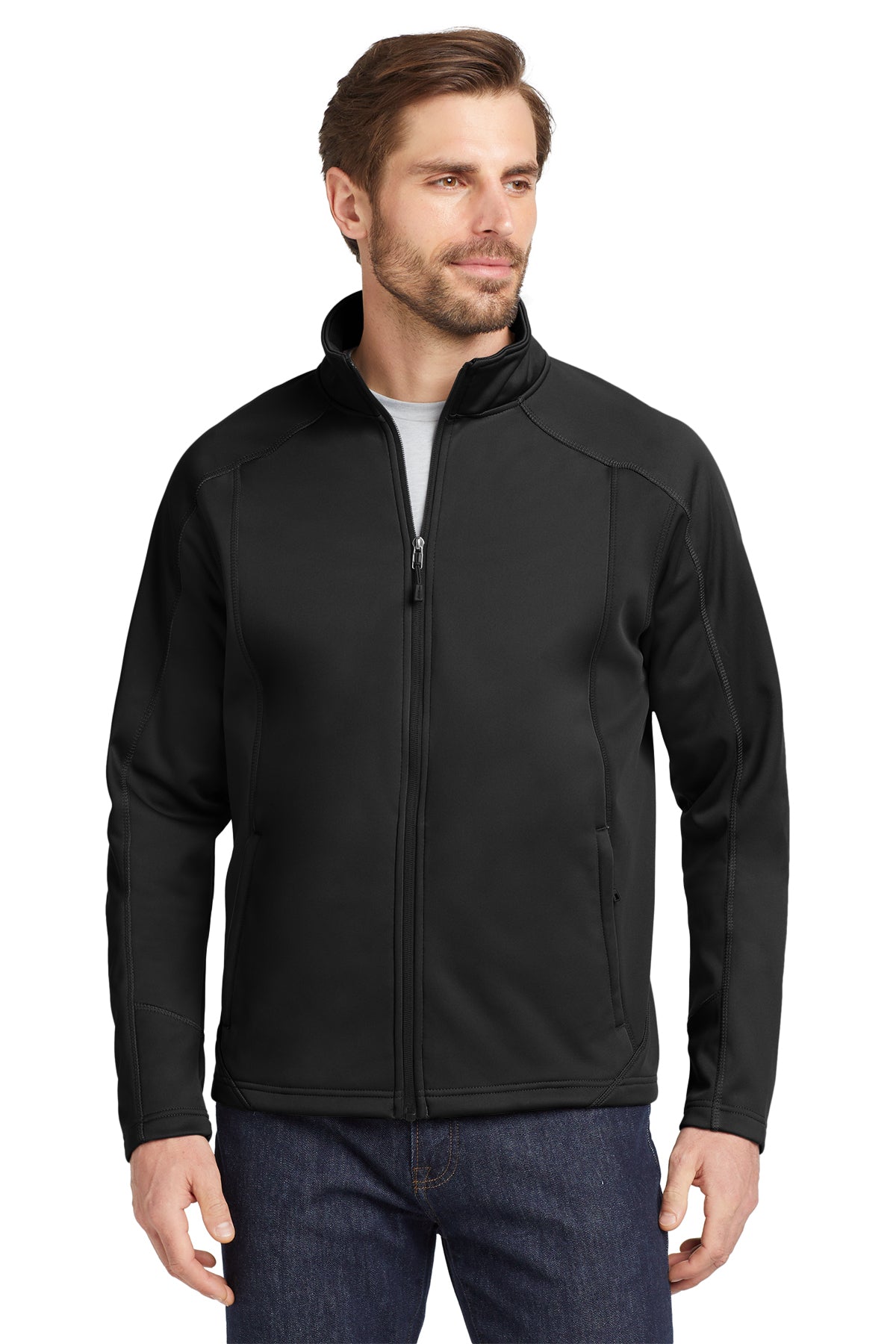 EMBROIDERED - EB542 -Eddie Bauer® Men's Trail Soft Shell Jacket