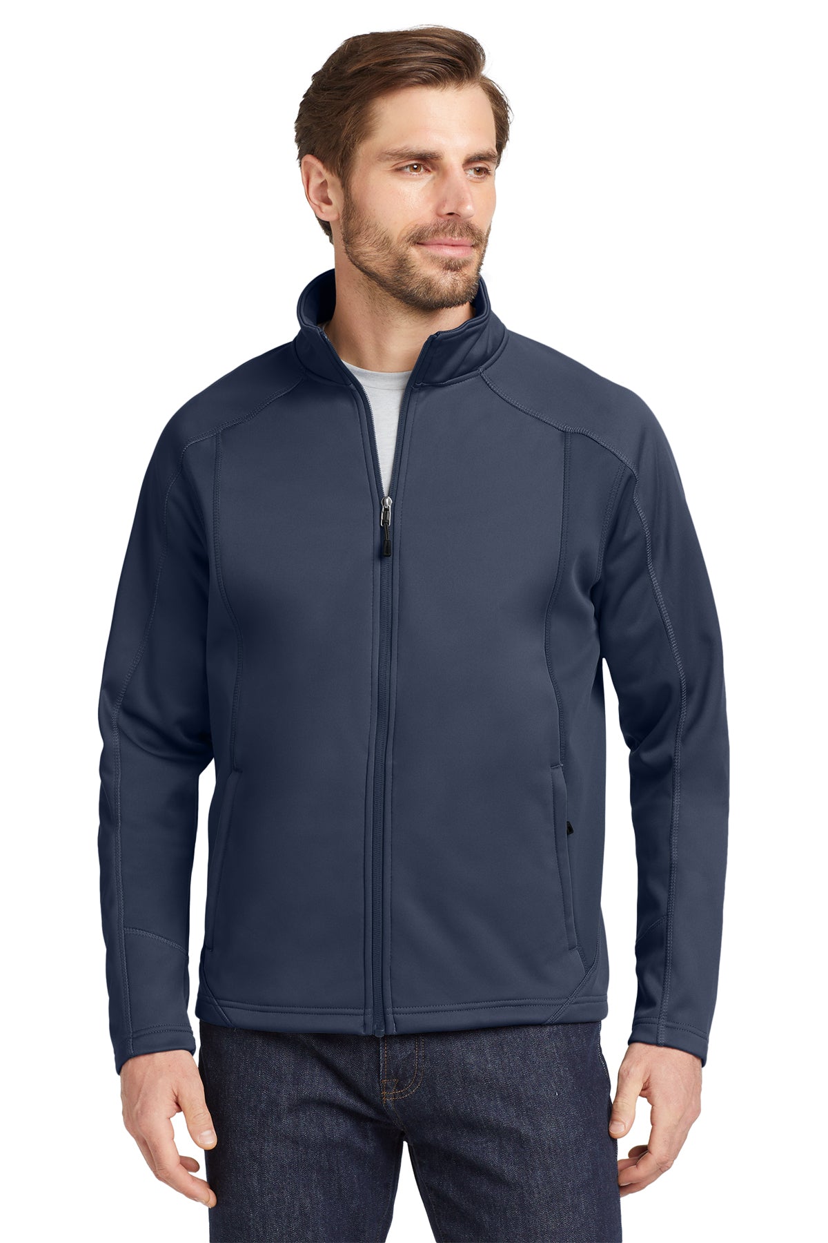 EMBROIDERED - EB542 -Eddie Bauer® Men's Trail Soft Shell Jacket