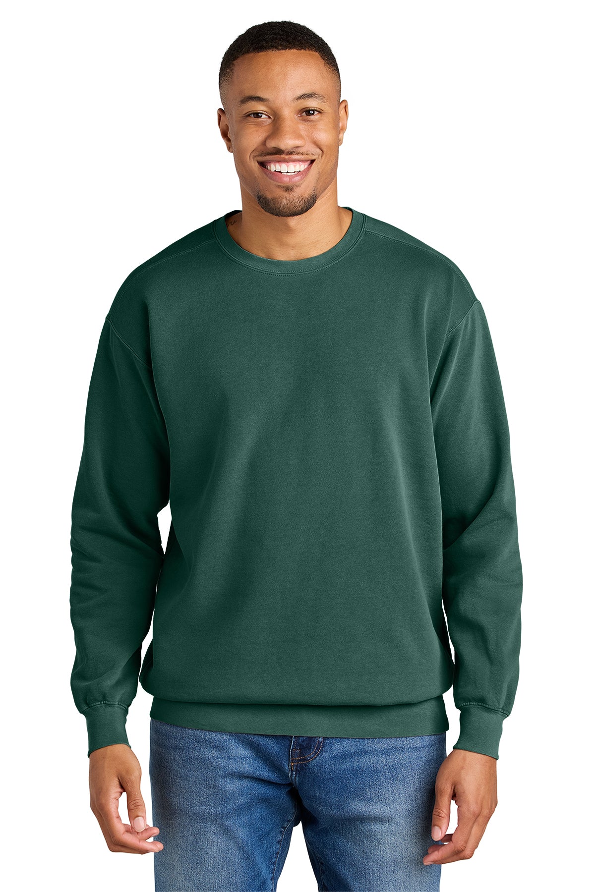 SCREEN PRINTED - 1566 - Comfort Colors ® Ring Spun Crewneck Sweatshirt