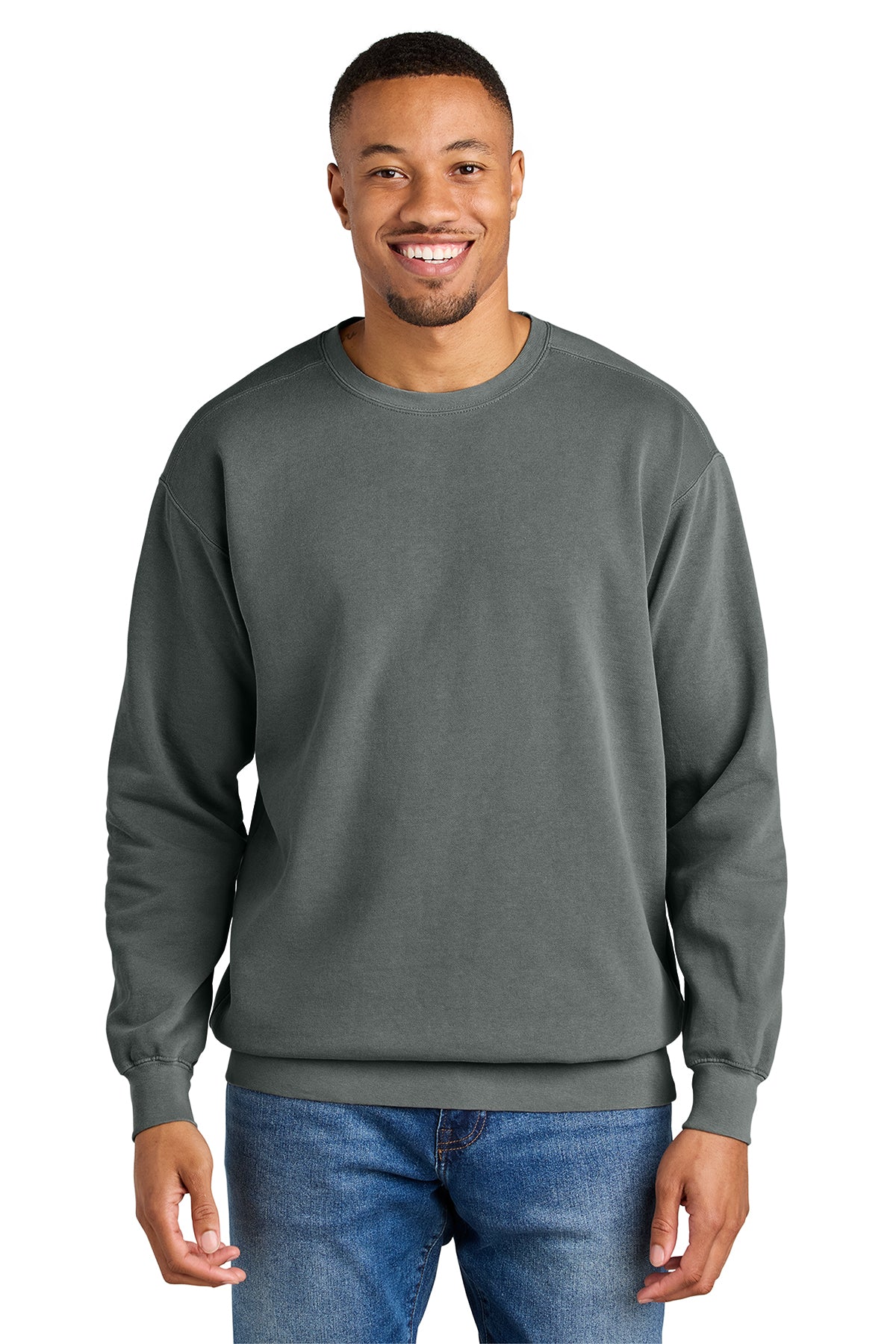 SCREEN PRINTED - 1566 - Comfort Colors ® Ring Spun Crewneck Sweatshirt