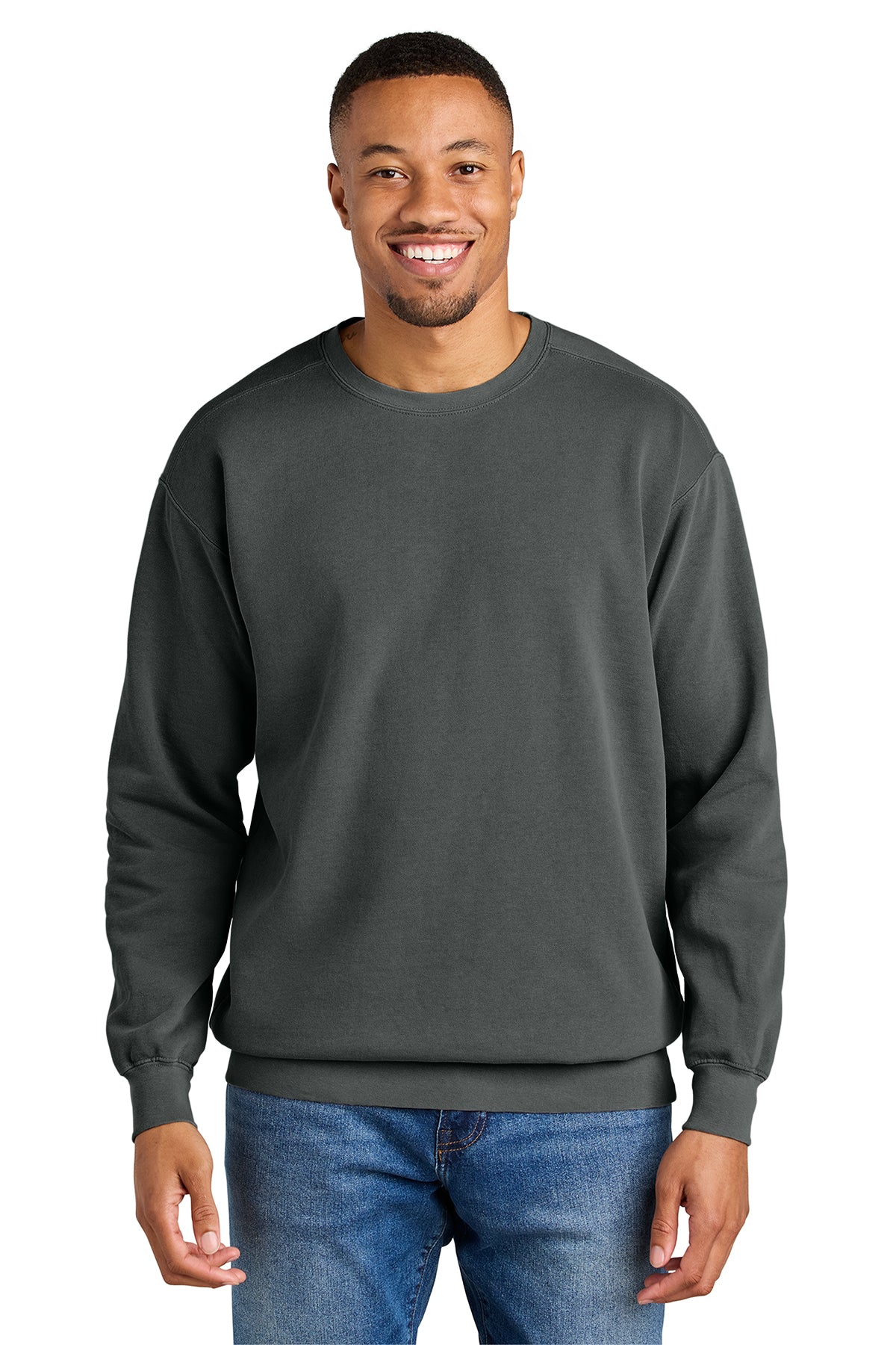 SCREEN PRINTED - 1566 - Comfort Colors ® Ring Spun Crewneck Sweatshirt