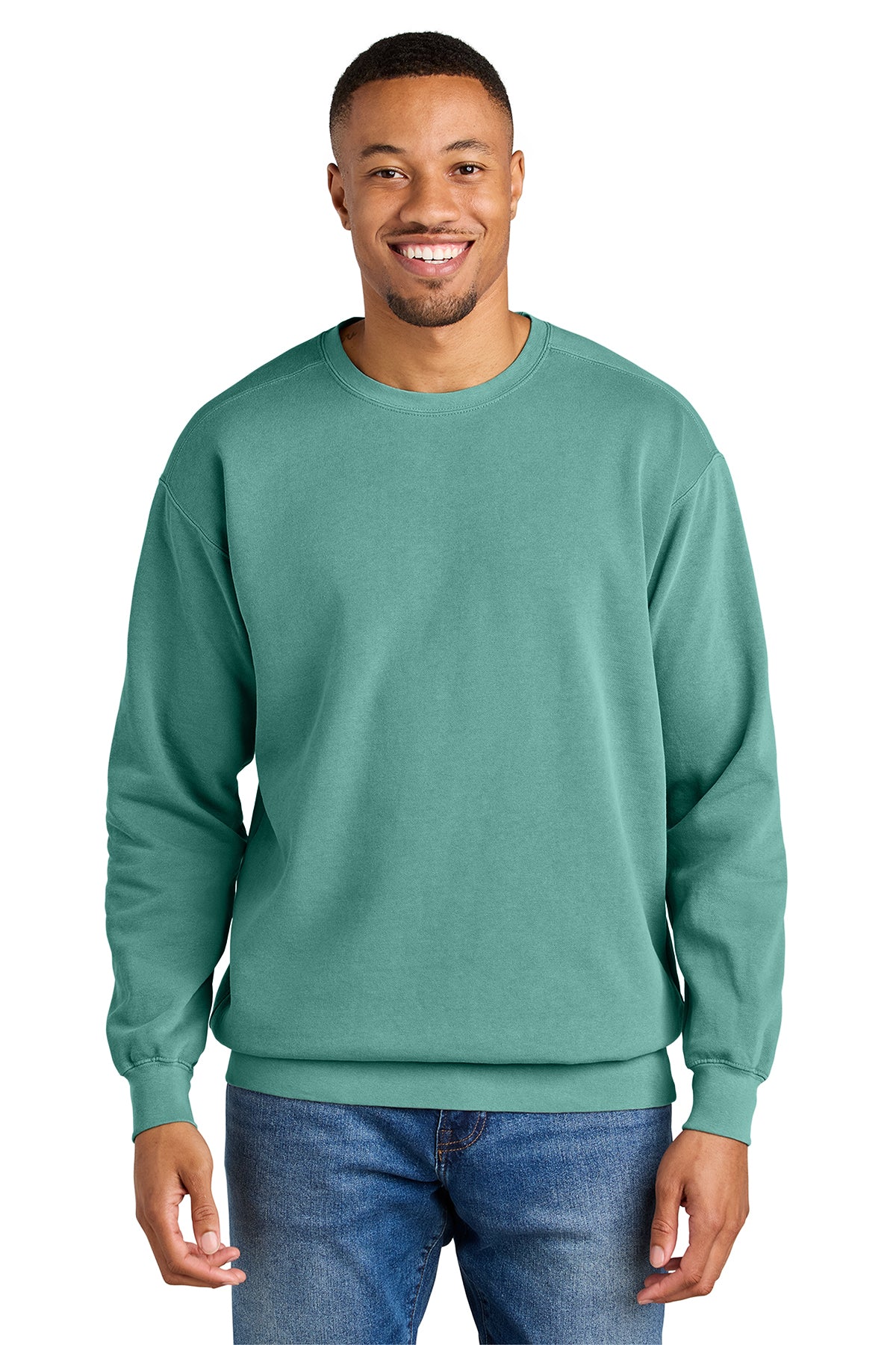 SCREEN PRINTED - 1566 - Comfort Colors ® Ring Spun Crewneck Sweatshirt