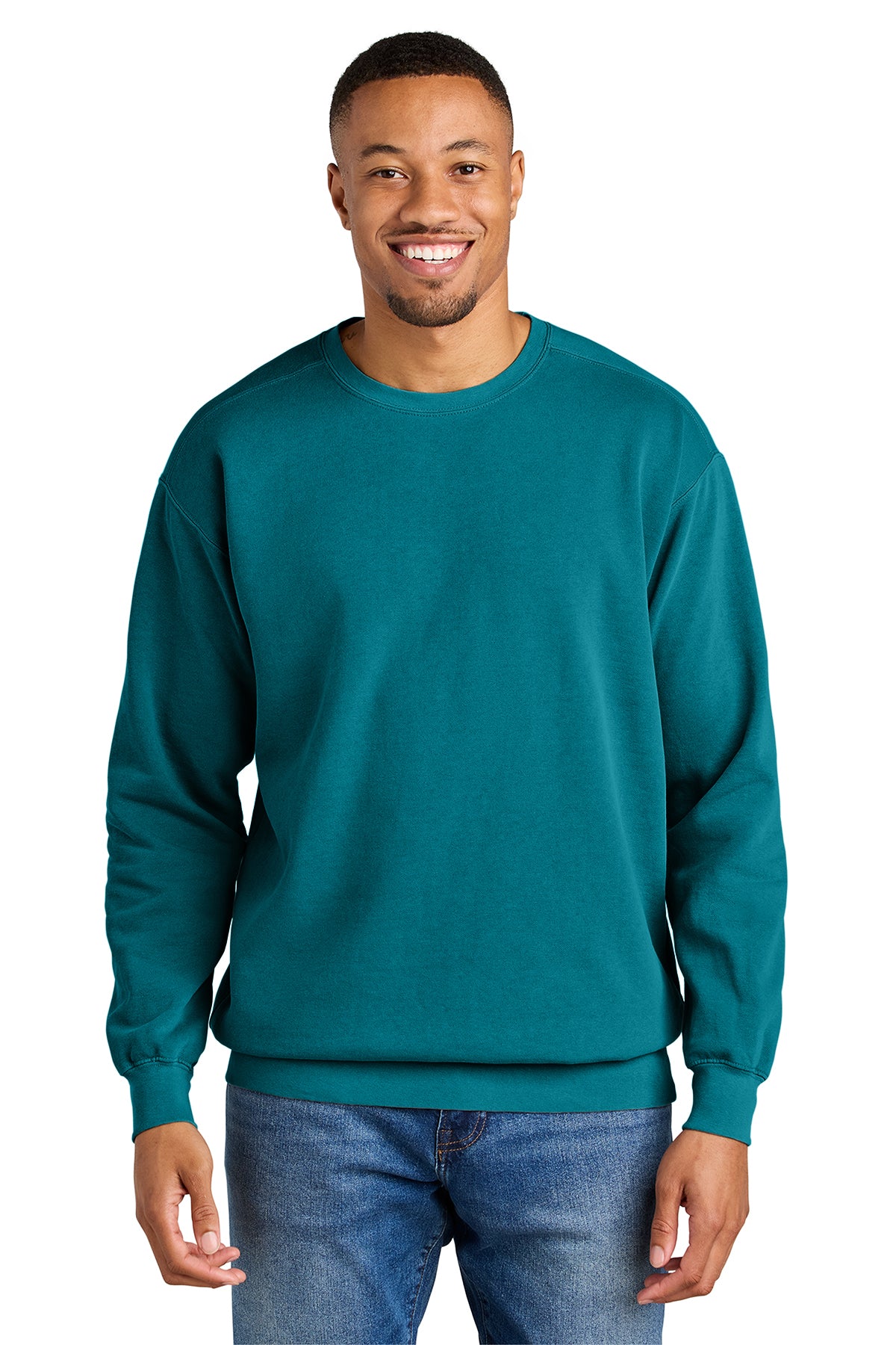 SCREEN PRINTED - 1566 - Comfort Colors ® Ring Spun Crewneck Sweatshirt