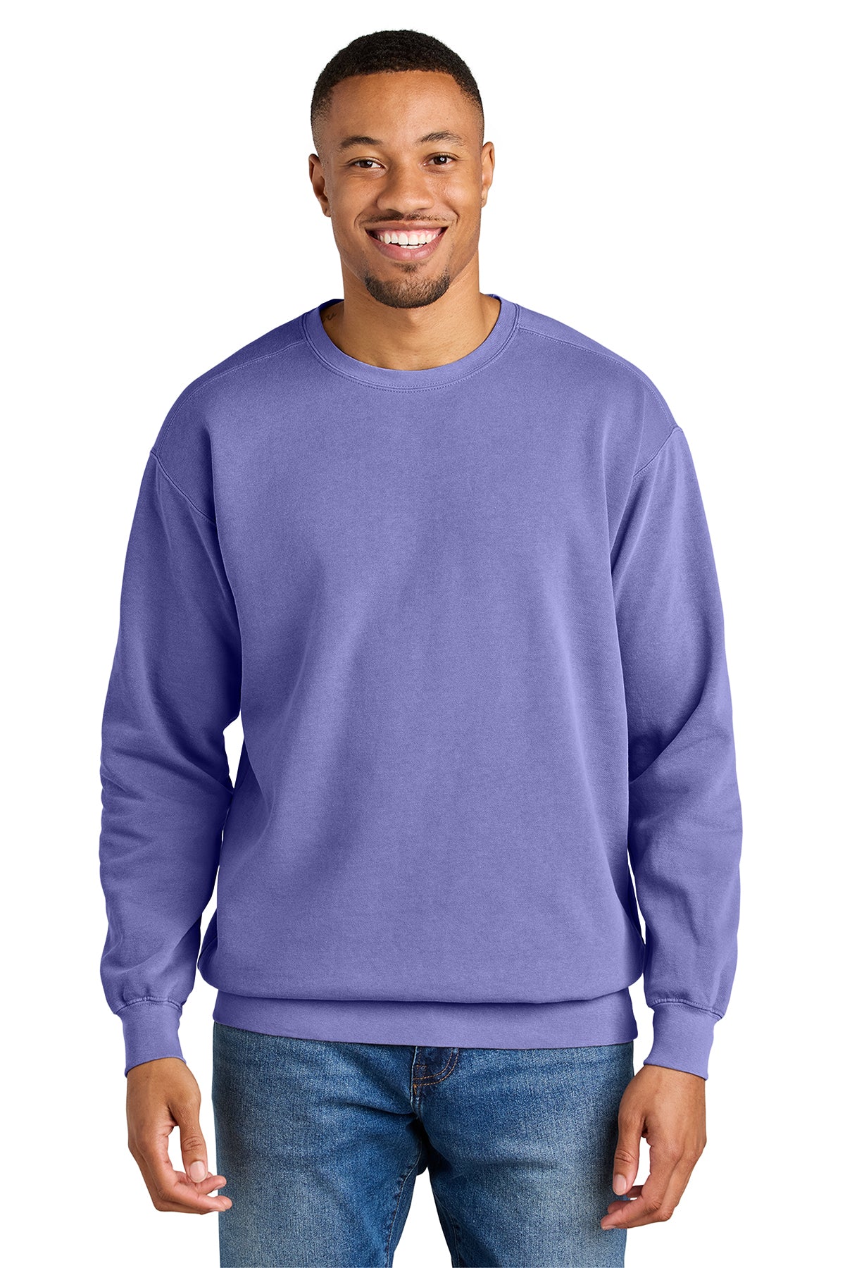 SCREEN PRINTED - 1566 - Comfort Colors ® Ring Spun Crewneck Sweatshirt