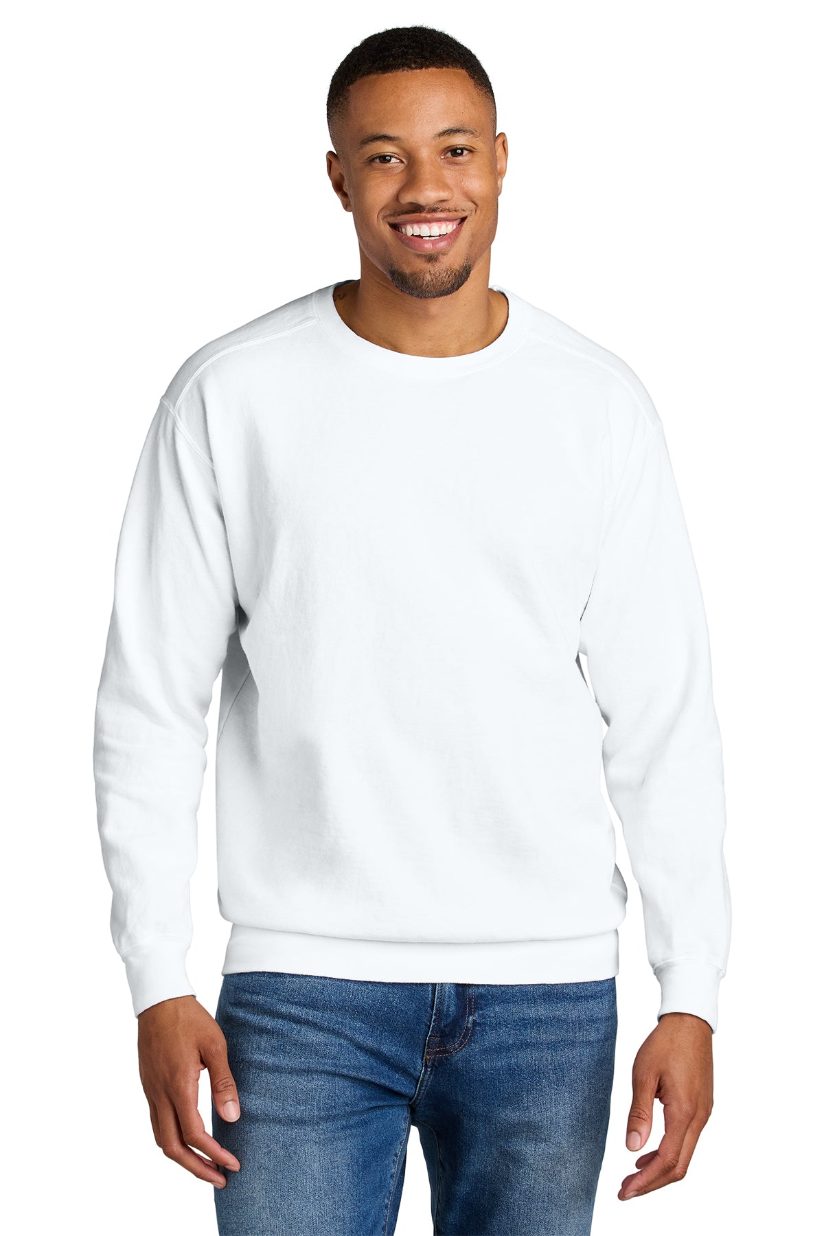 SCREEN PRINTED - 1566 - Comfort Colors ® Ring Spun Crewneck Sweatshirt
