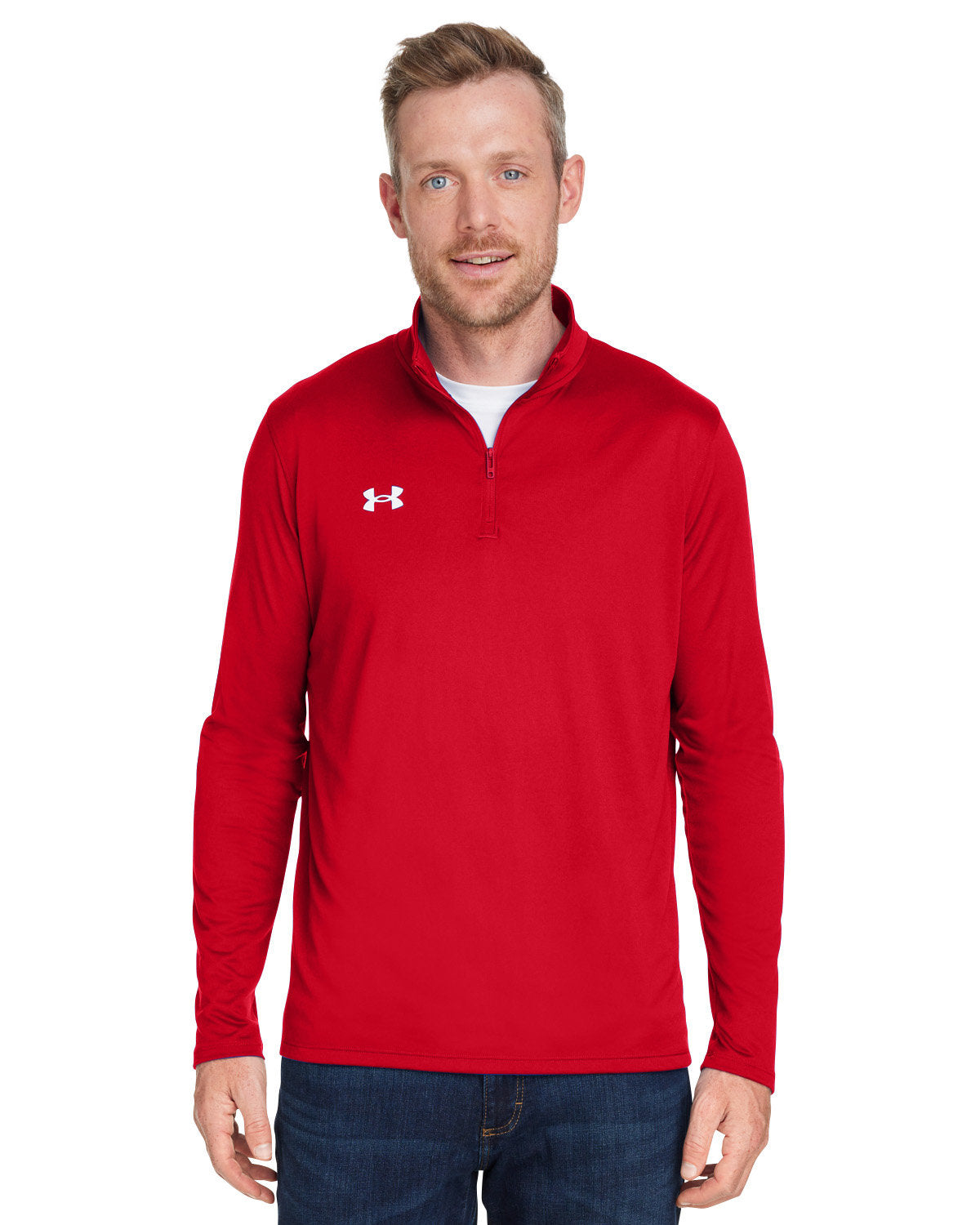 EMBROIDERED - 1376844 - Under Armour Men's Team Tech Quarter-Zip