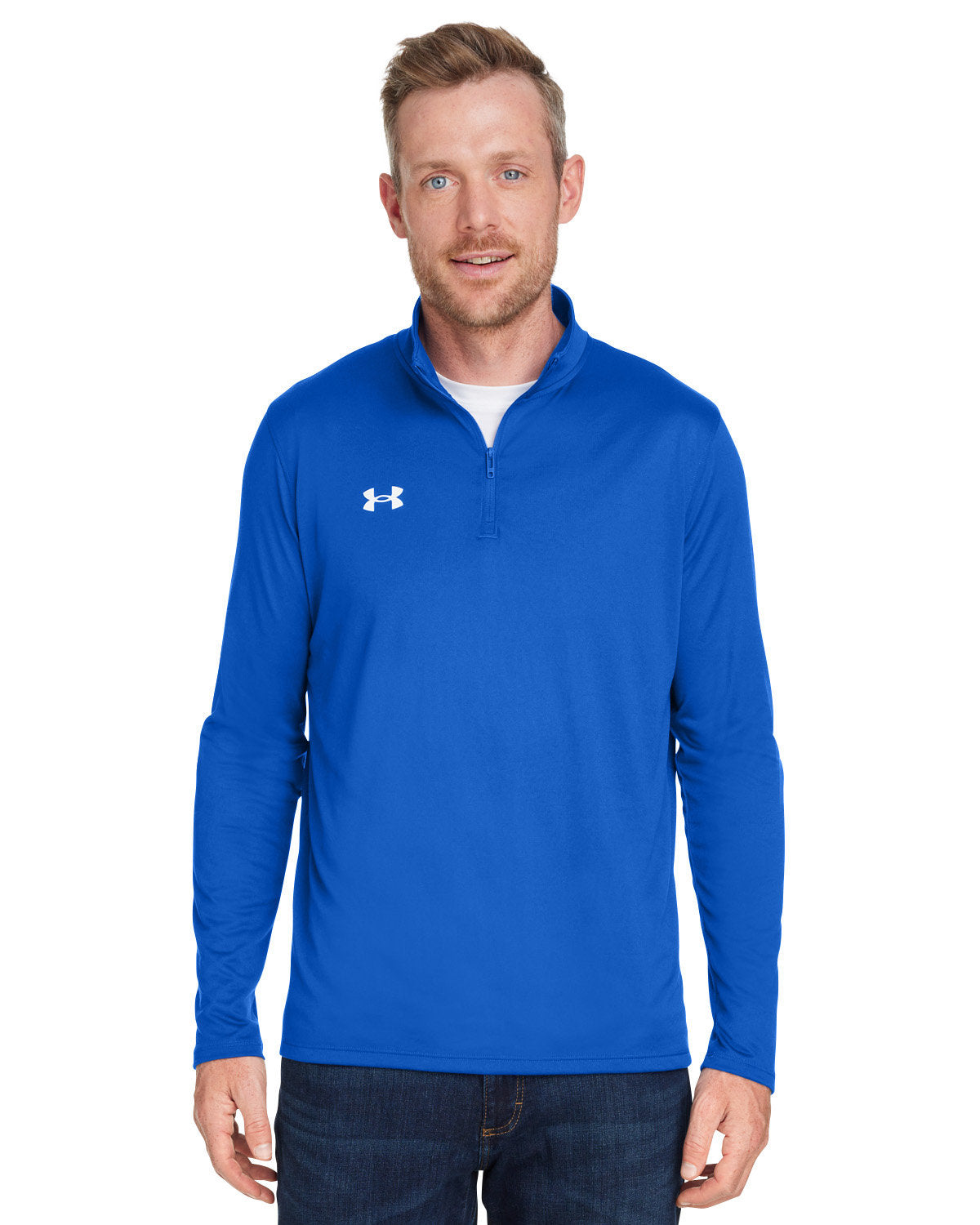 EMBROIDERED - 1376844 - Under Armour Men's Team Tech Quarter-Zip