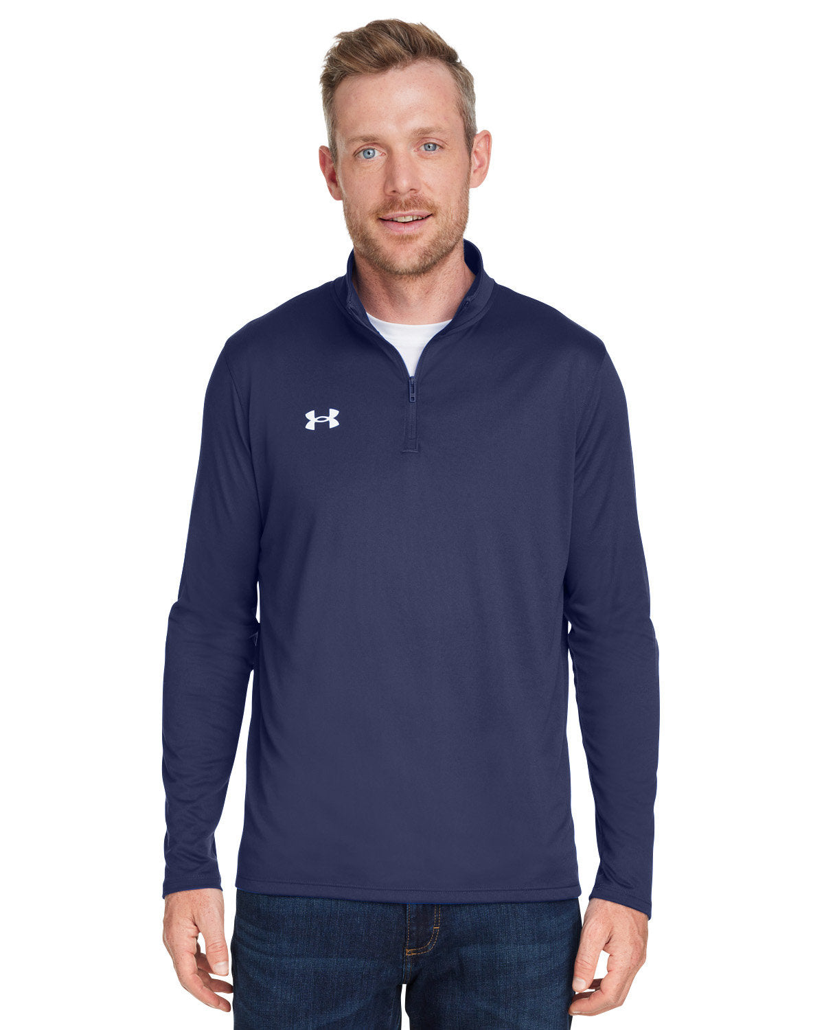 EMBROIDERED - 1376844 - Under Armour Men's Team Tech Quarter-Zip