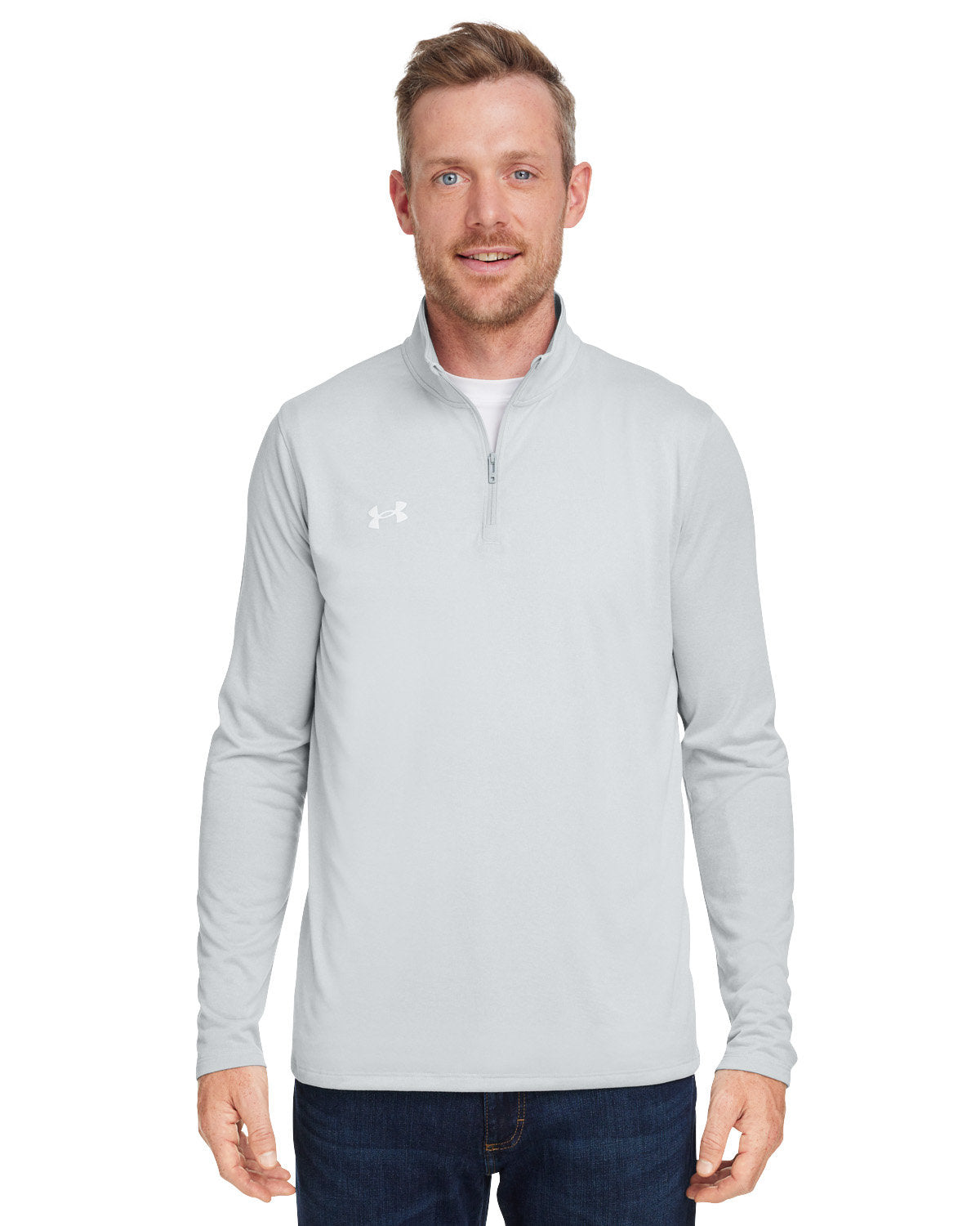 EMBROIDERED - 1376844 - Under Armour Men's Team Tech Quarter-Zip