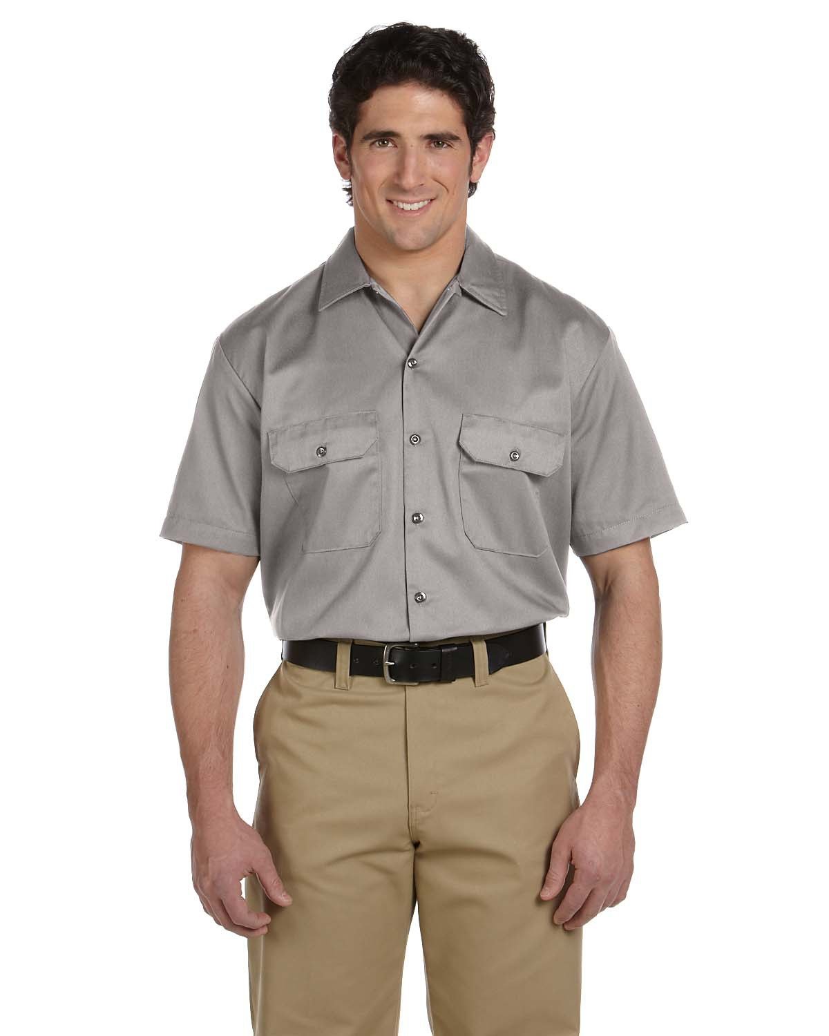 EMBROIDERED - 1574 - Williamson-Dickie Mfg Co Unisex Short-Sleeve Work Shirt