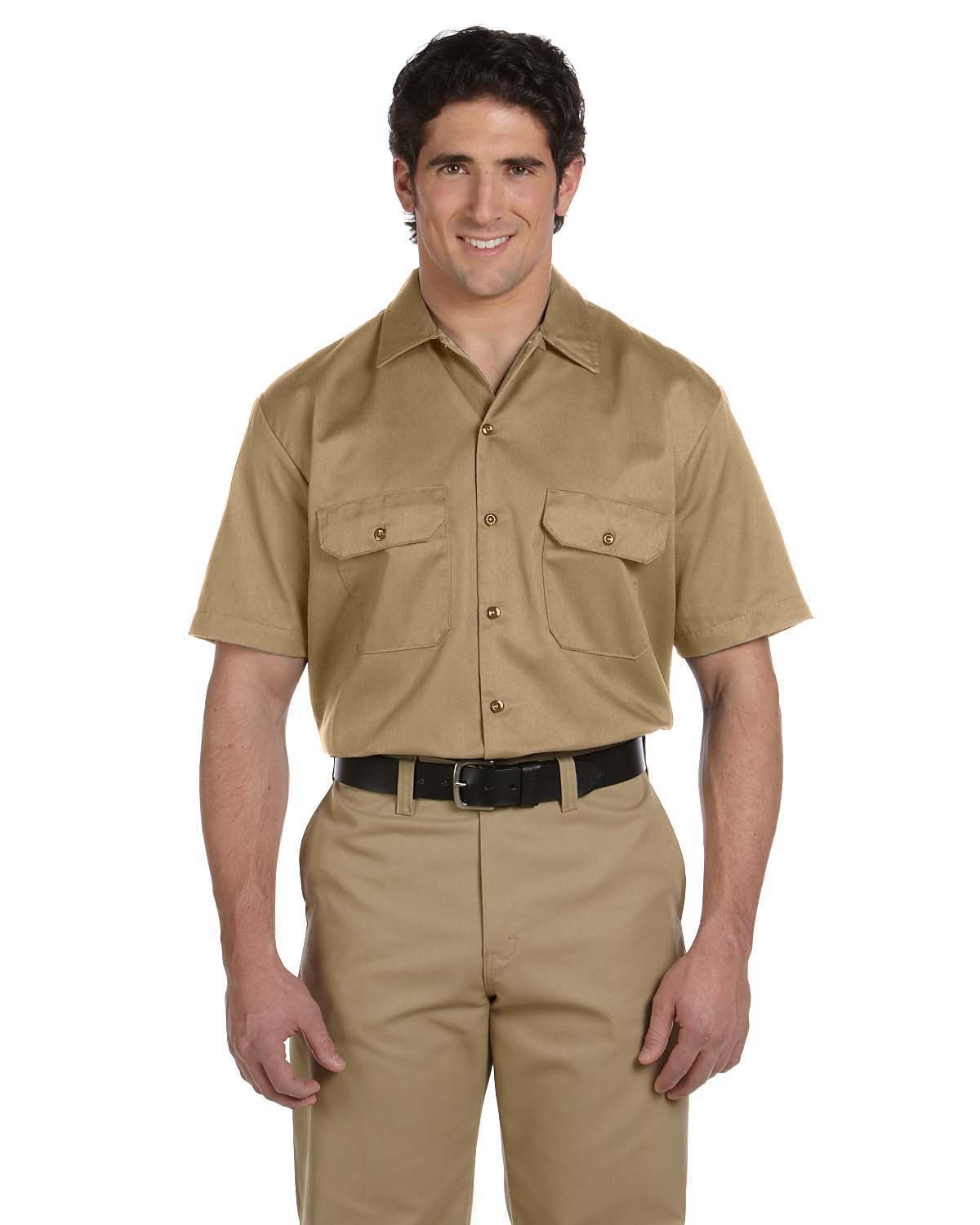 EMBROIDERED - 1574 - Williamson-Dickie Mfg Co Unisex Short-Sleeve Work Shirt
