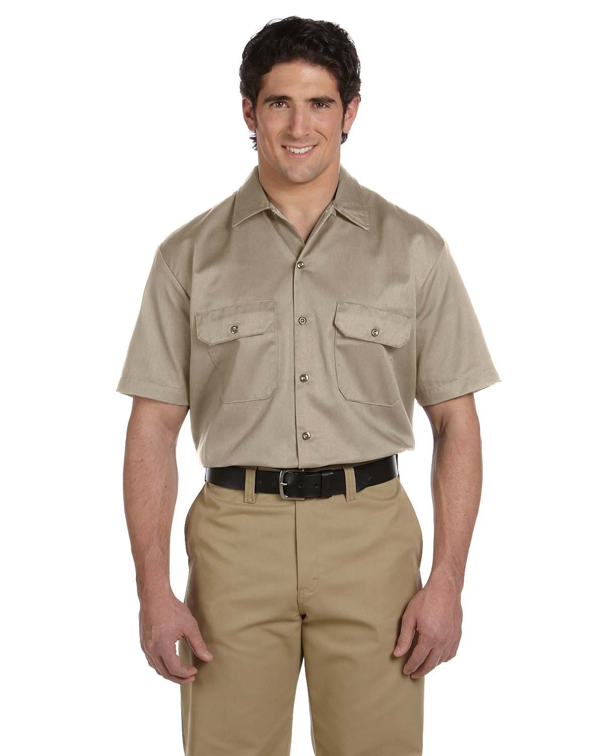 EMBROIDERED - 1574 - Williamson-Dickie Mfg Co Unisex Short-Sleeve Work Shirt