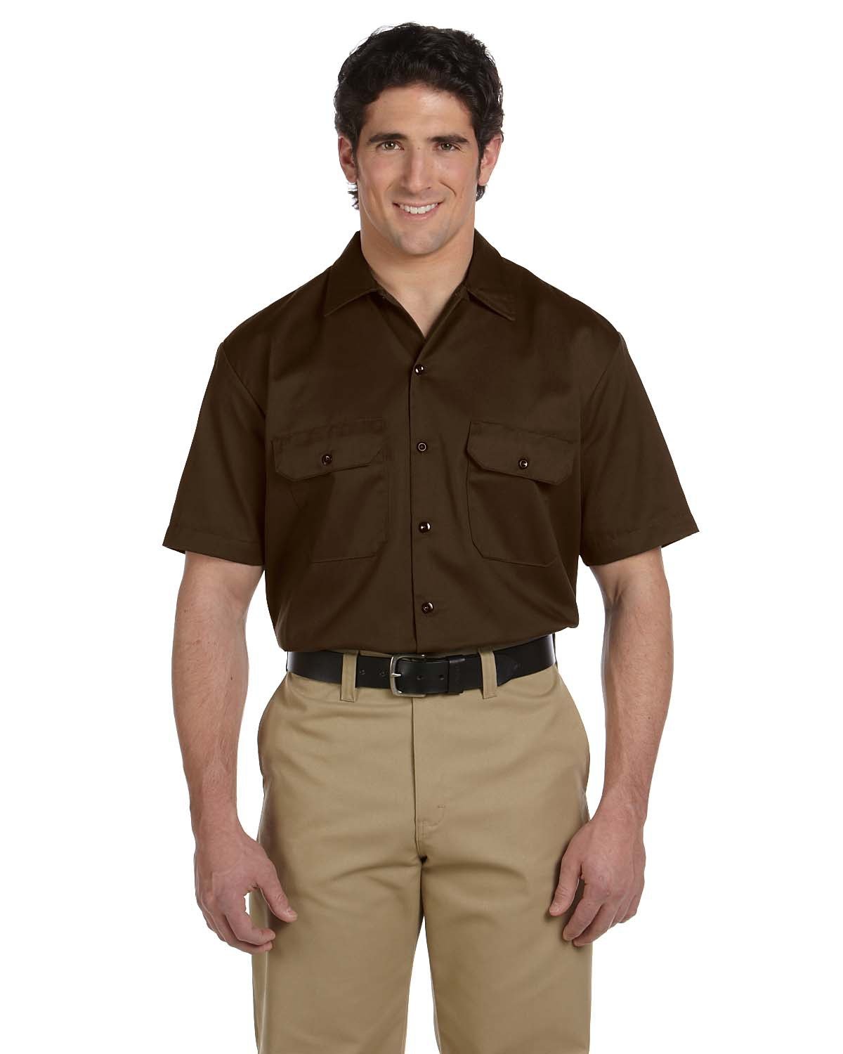 EMBROIDERED - 1574 - Williamson-Dickie Mfg Co Unisex Short-Sleeve Work Shirt